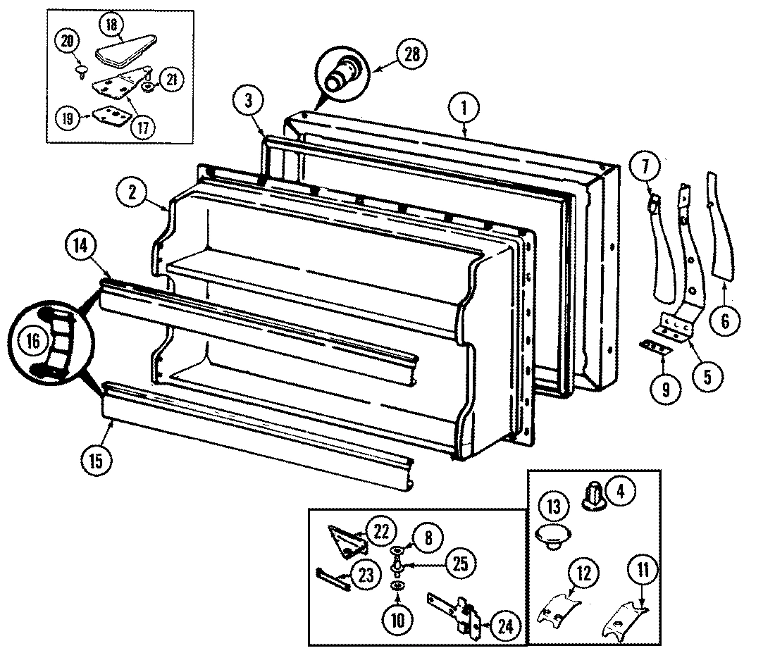 02 - FREEZER DOOR