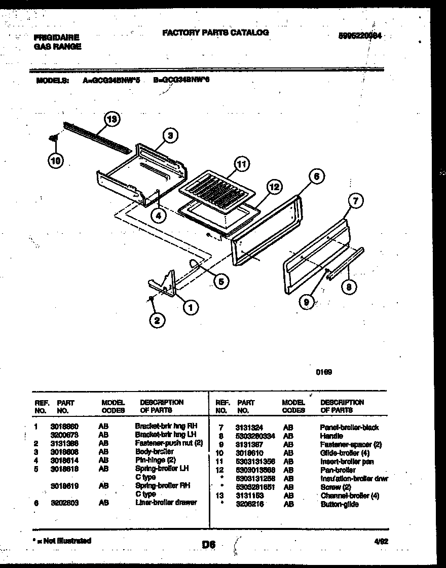 04 - BROILER DRAWER PARTS