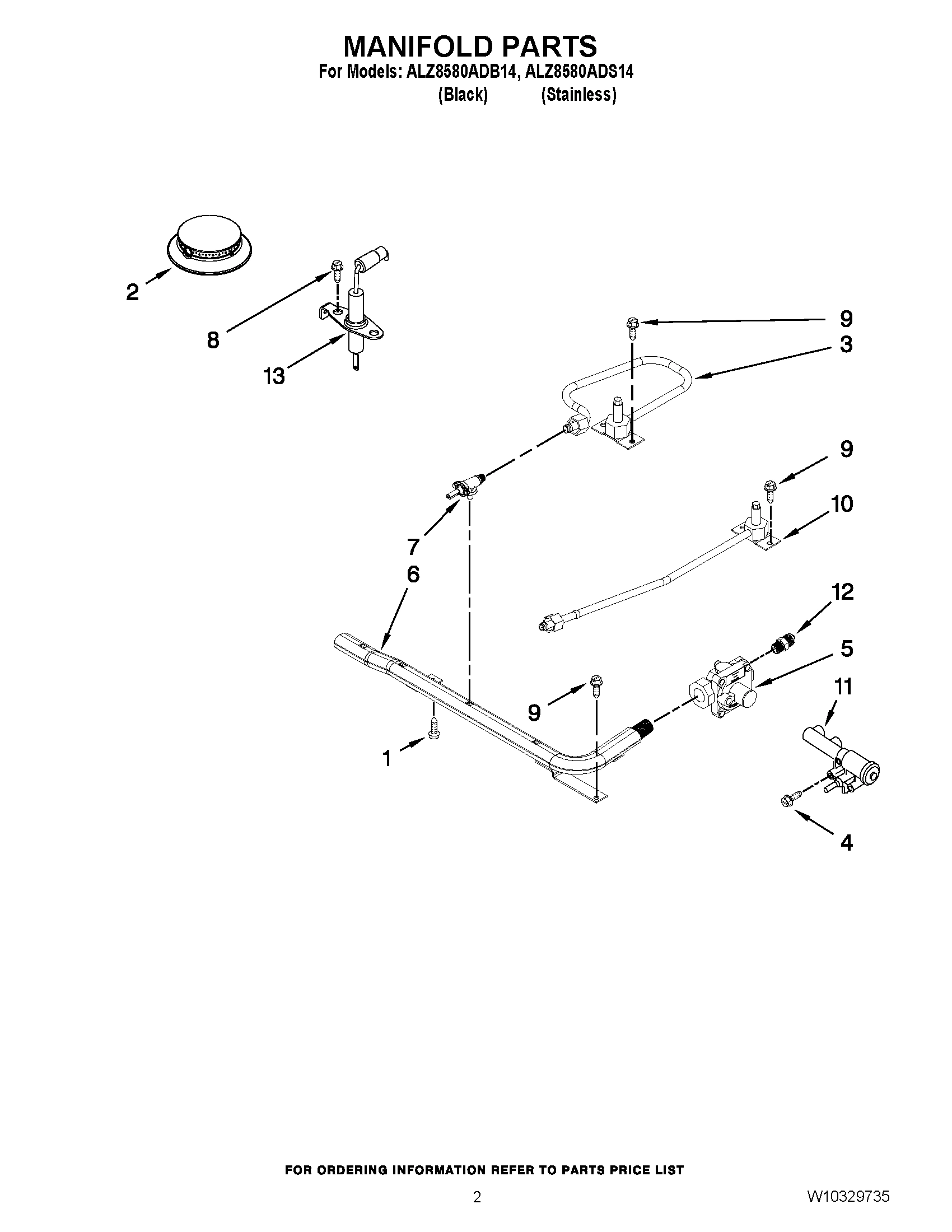 02 - MANIFOLD PARTS