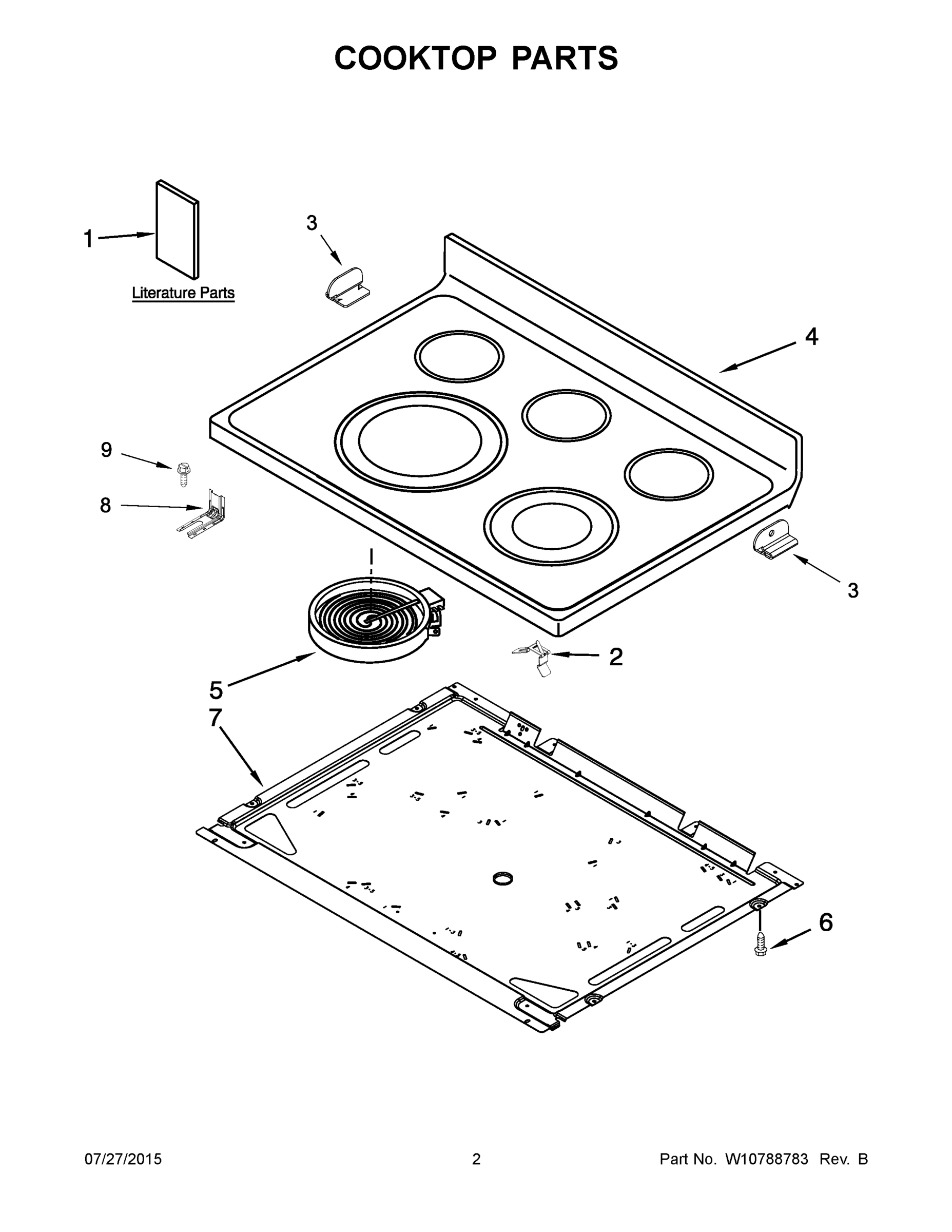02 - COOKTOP PARTS