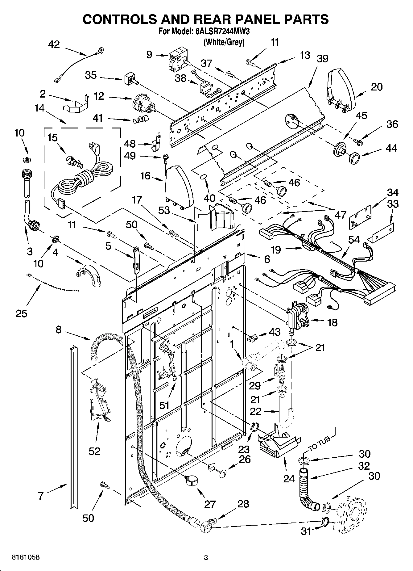 02 - CONTROLS AND REAR PANEL PARTS