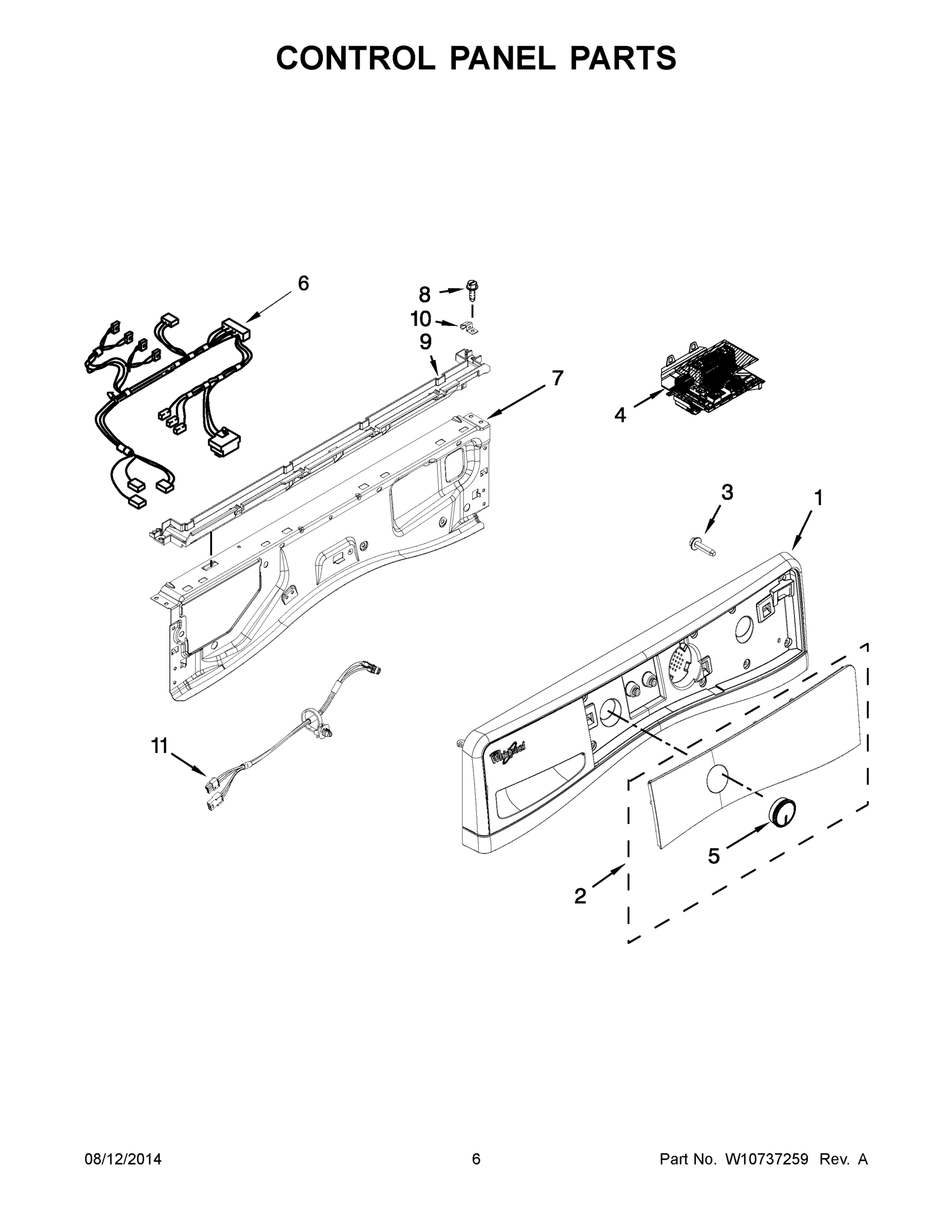 04 - CONTROL PANEL PARTS