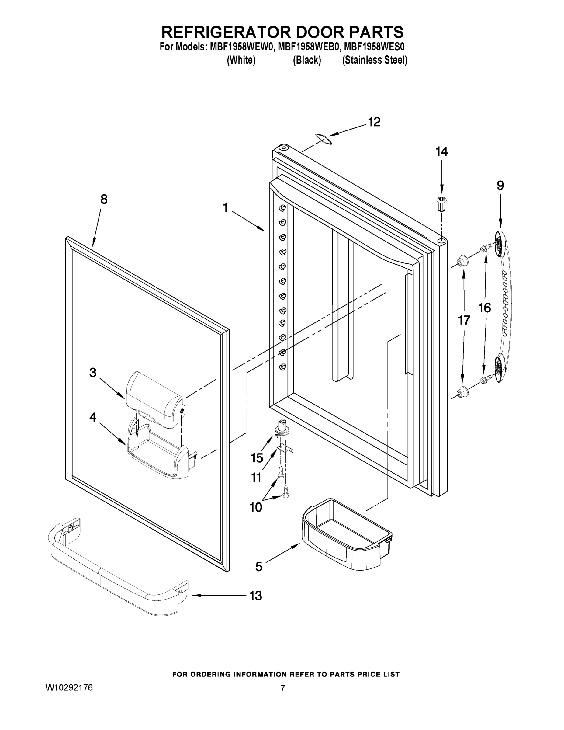 05 - REFRIGERATOR DOOR PARTS