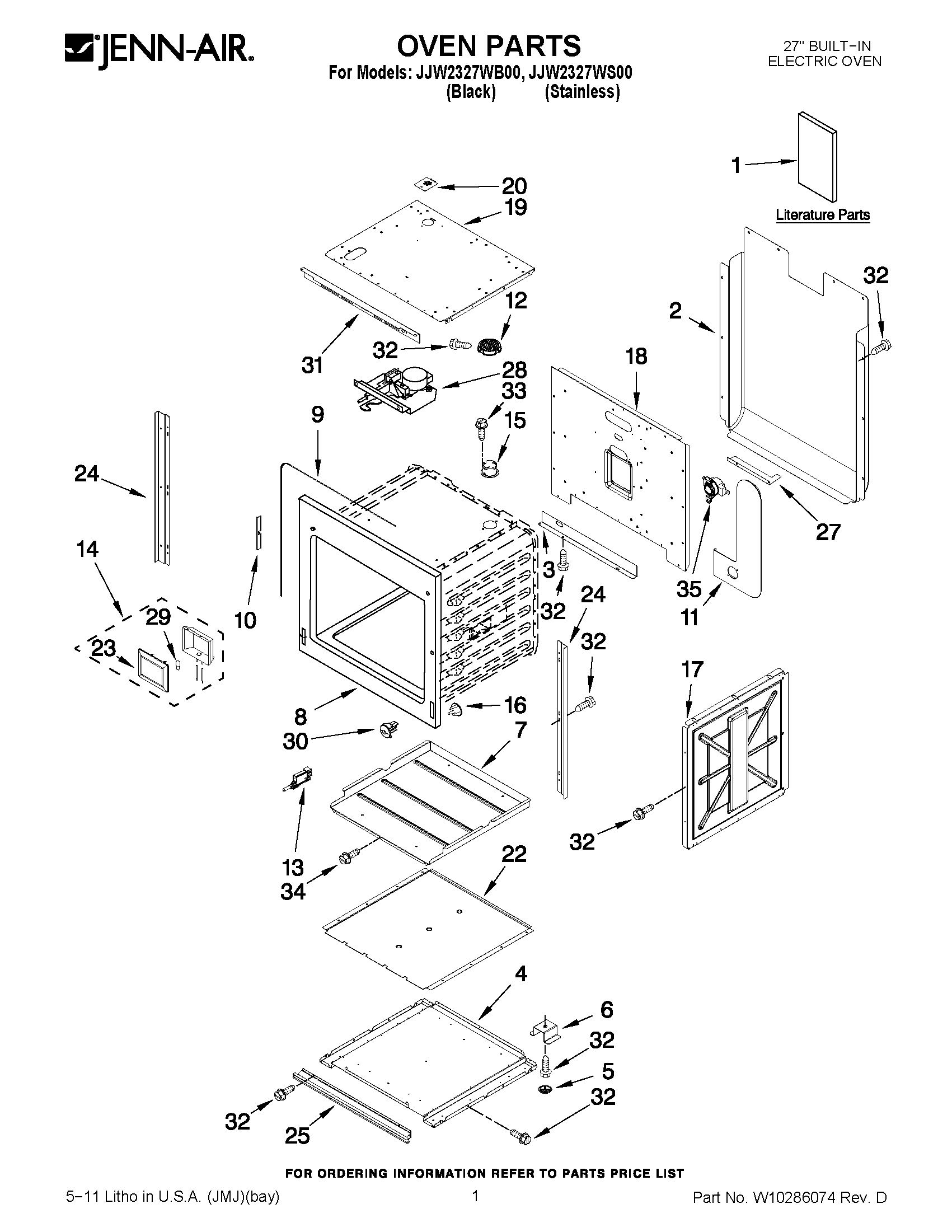 01 - OVEN PARTS