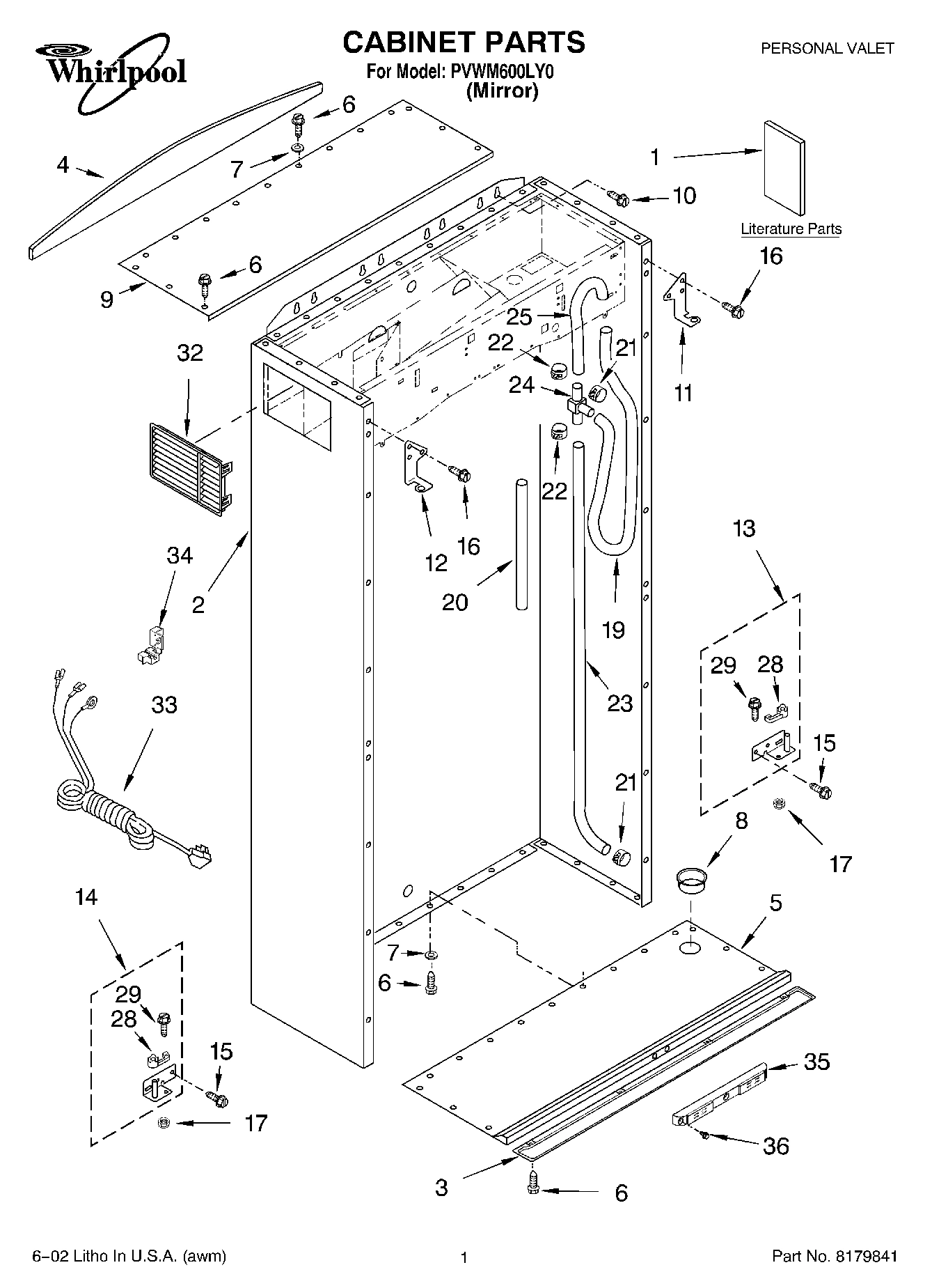 01 - CABINET, LITERATURE