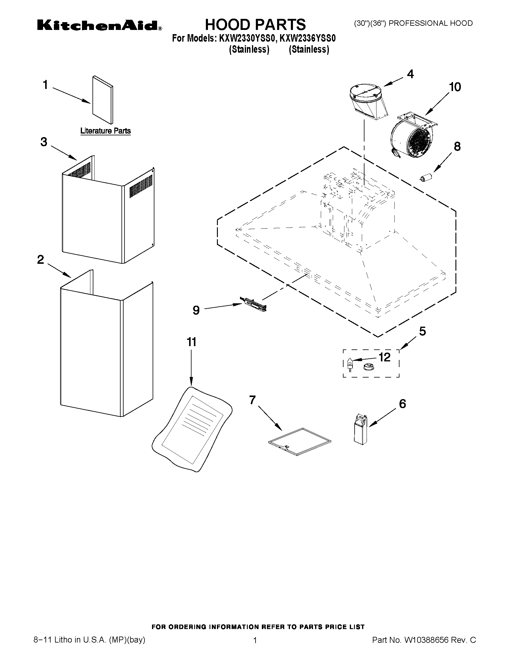 01 - HOOD PARTS