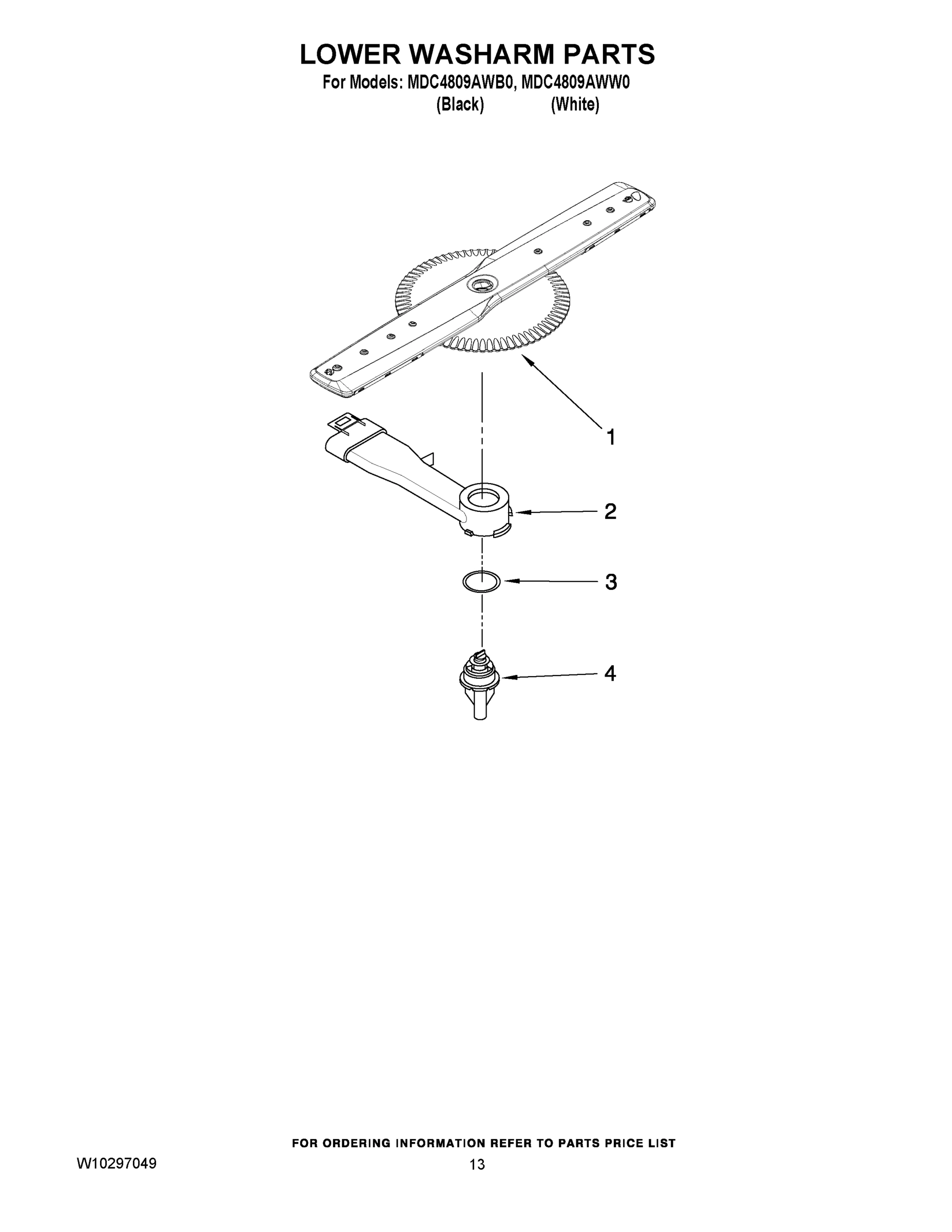 11 - LOWER WASHARM PARTS