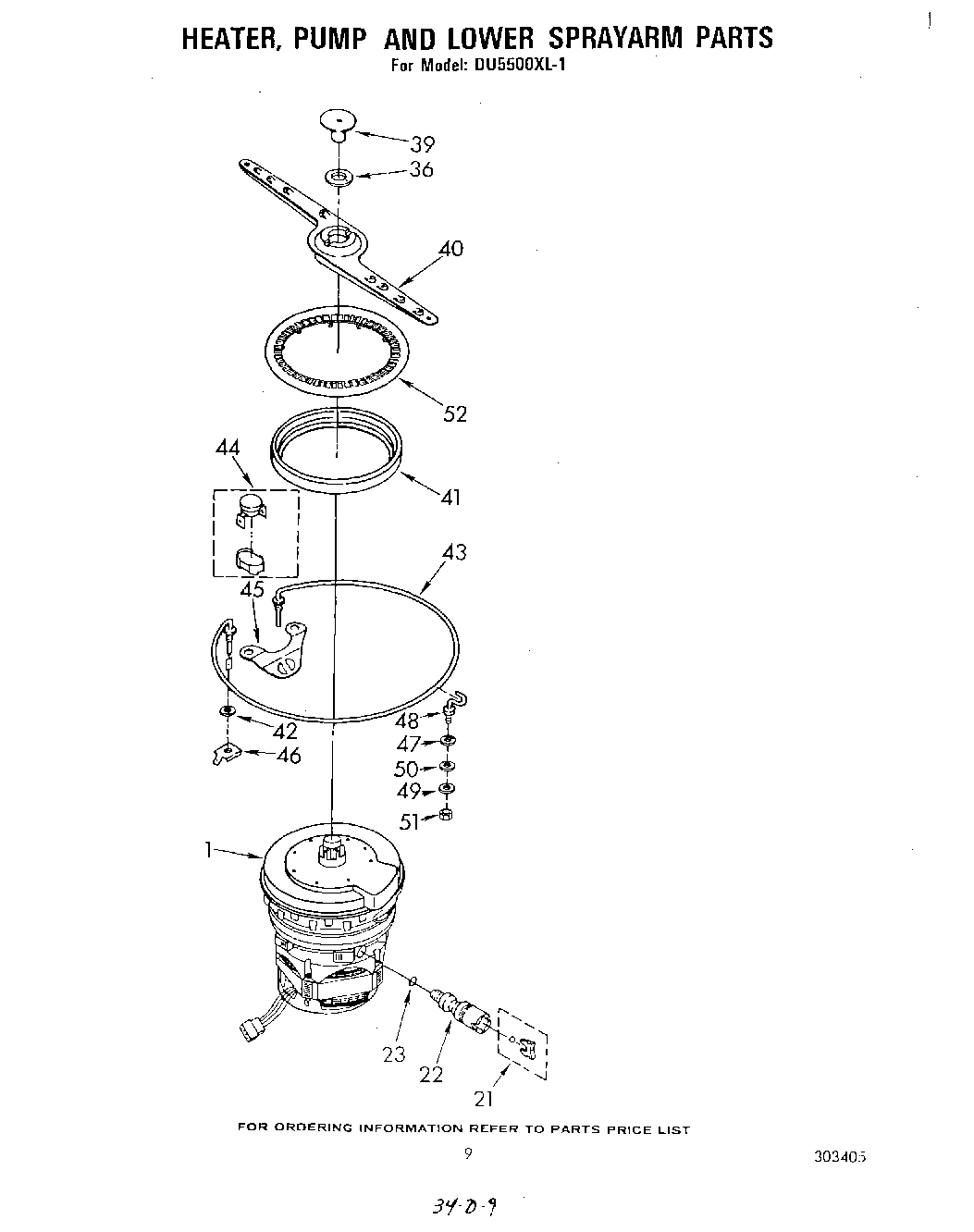 06 - HEATER, PUMP, AND LOWER SPRAYARM