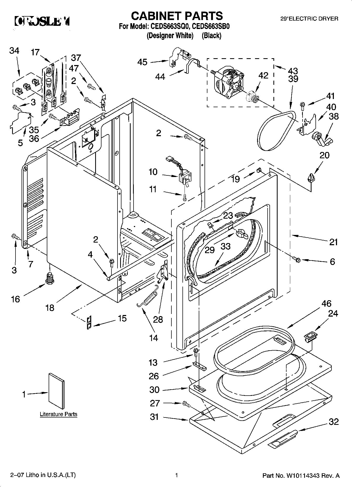 01 - CABINET PARTS