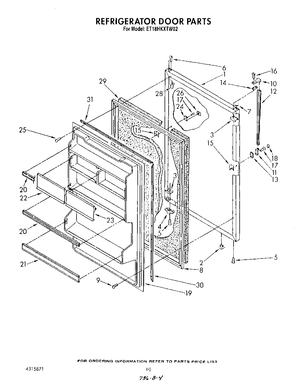 08 - REFRIGERATOR DOOR , LIT/OPTIONAL