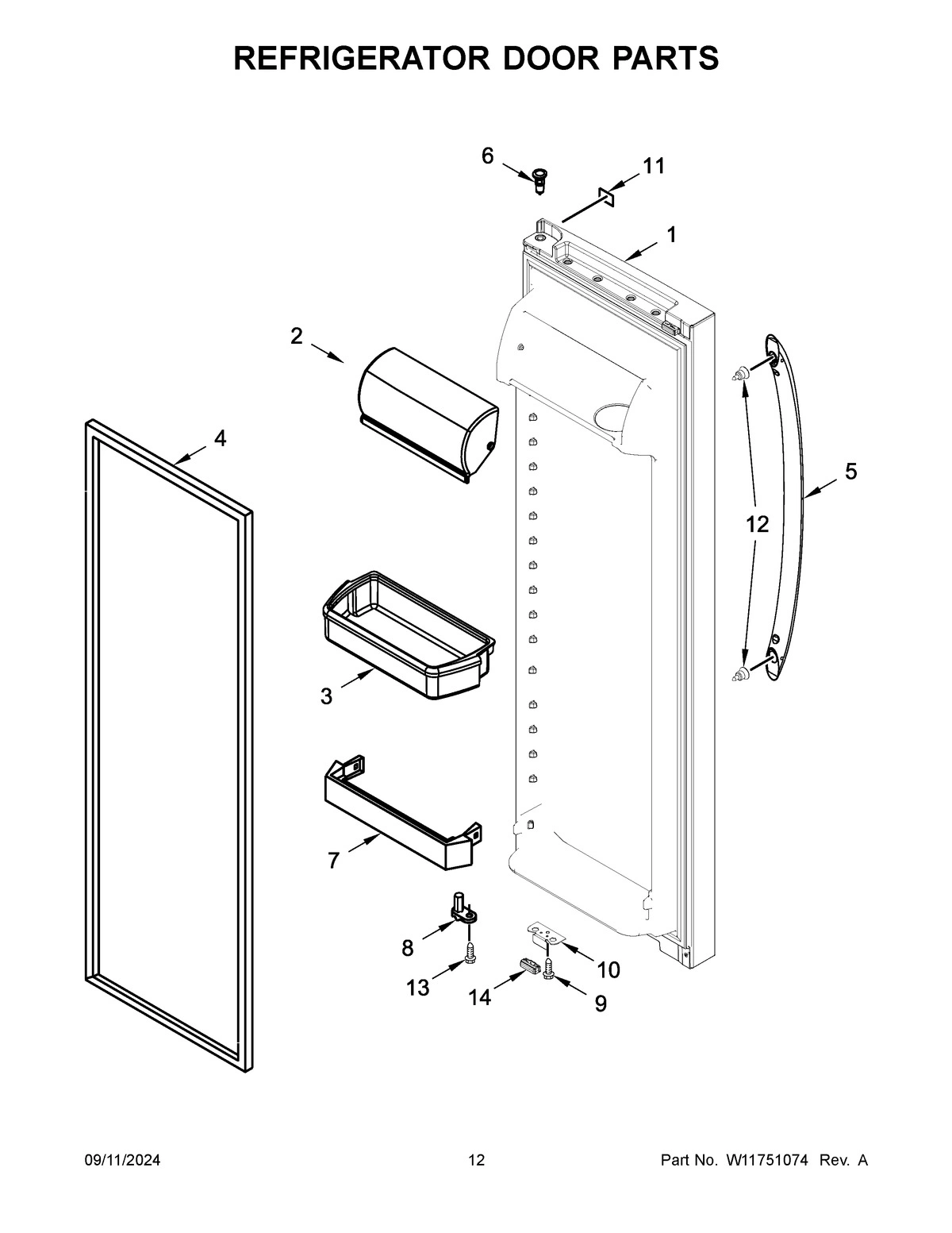 07 - REFRIGERATOR DOOR PARTS
