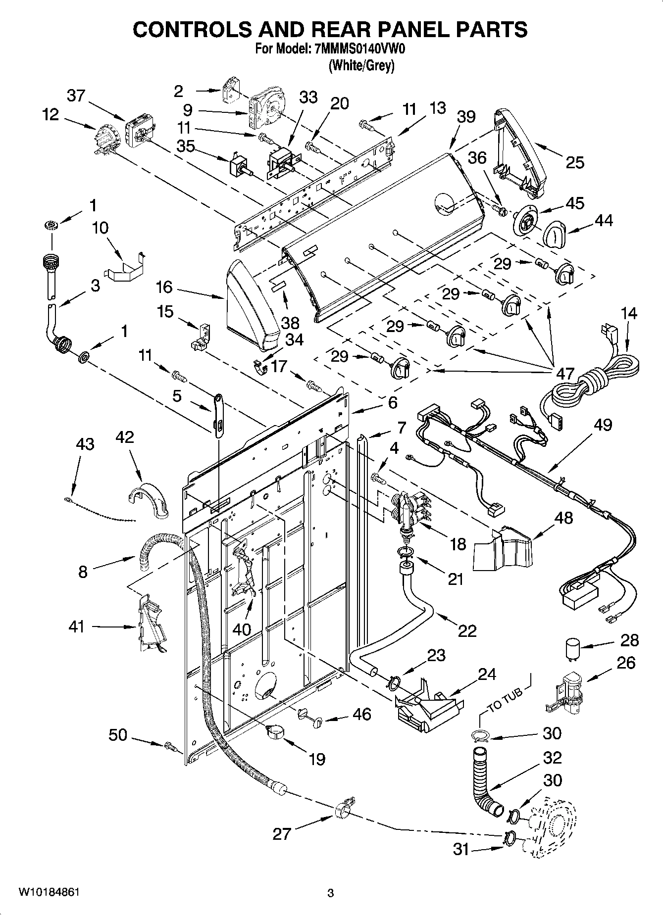 02 - CONTROLS AND REAR PANEL PARTS