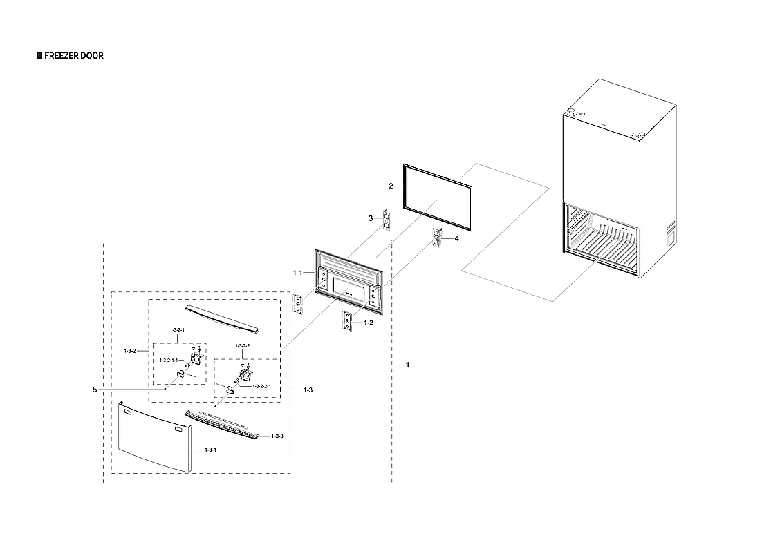 Freezer Door Parts
