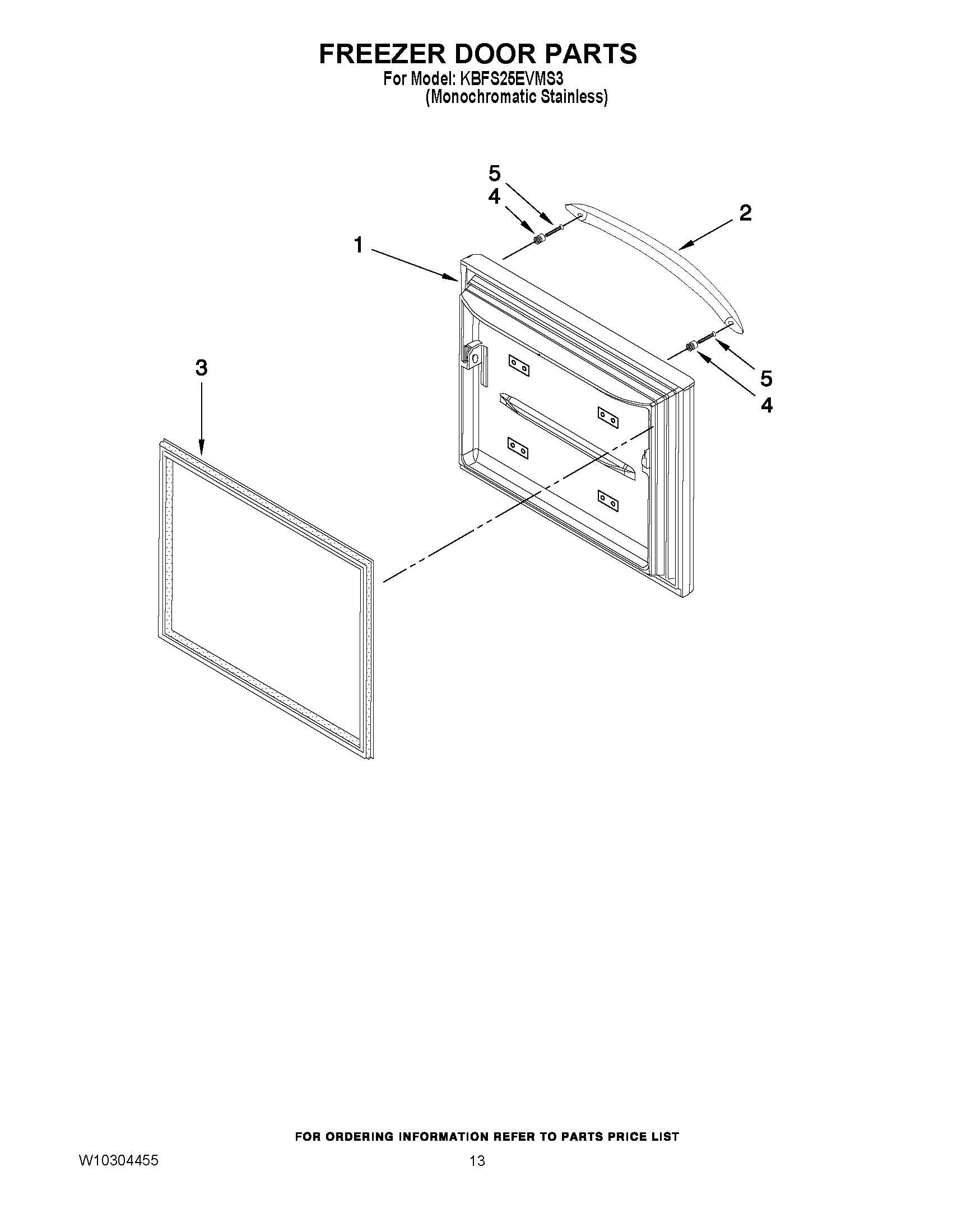 07 - FREEZER DOOR PARTS