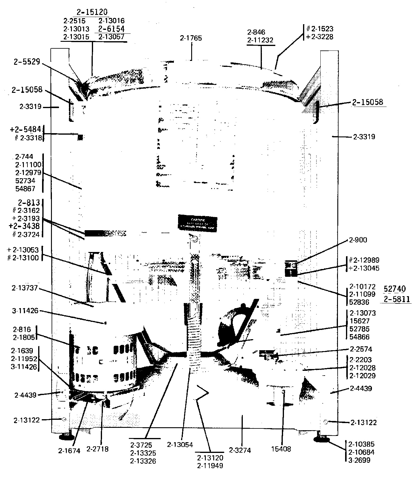 13 - FRONT PANEL REMOVED