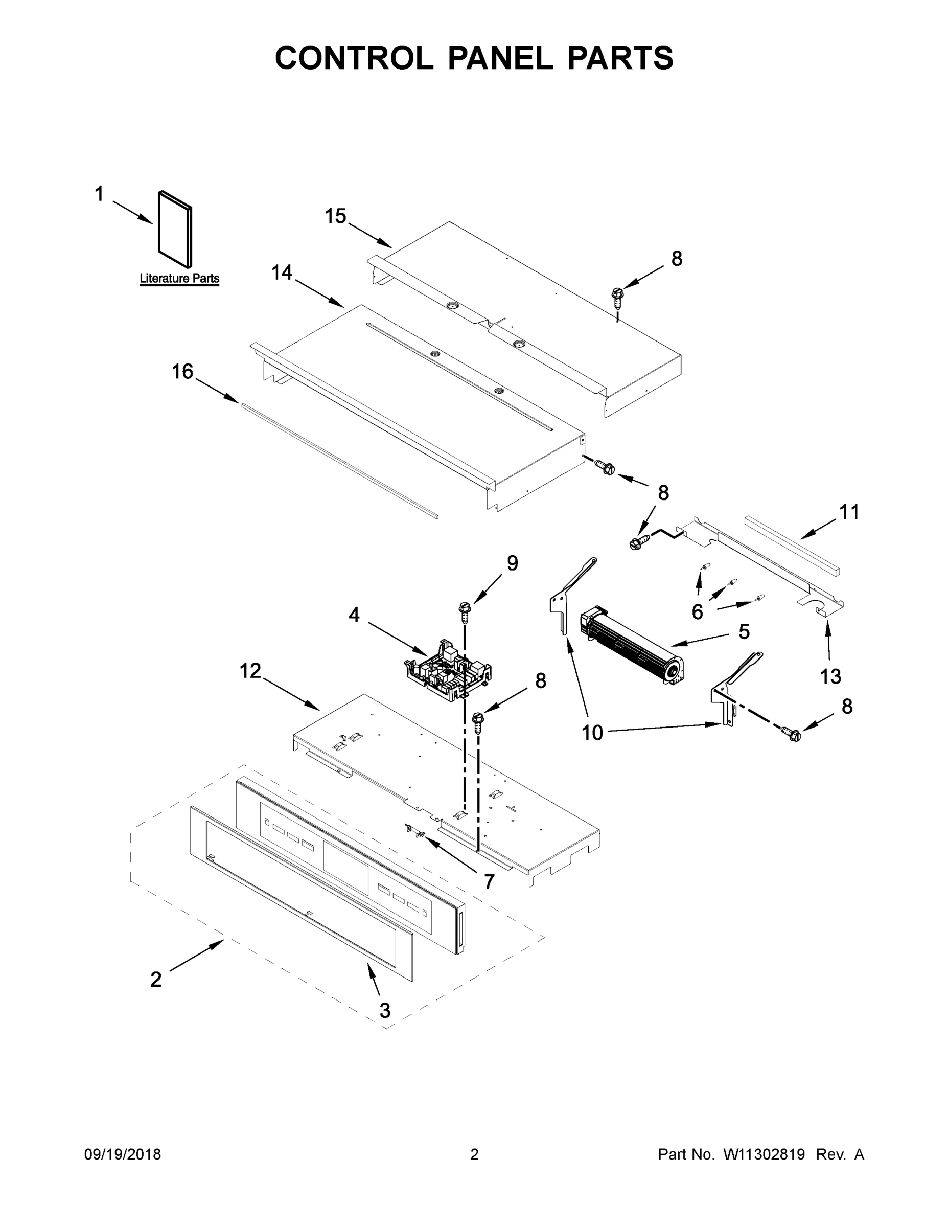 02 - CONTROL PANEL PARTS