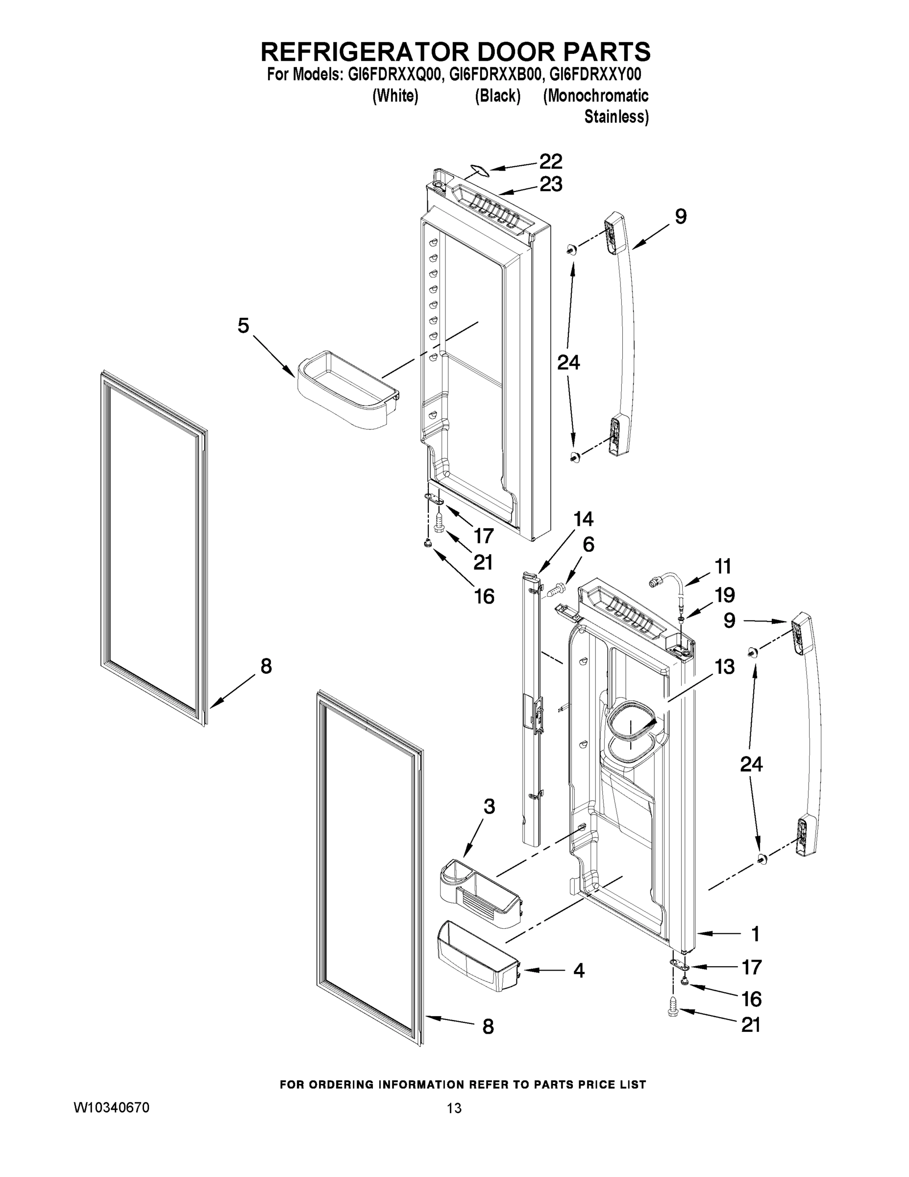 07 - REFRIGERATOR DOOR PARTS