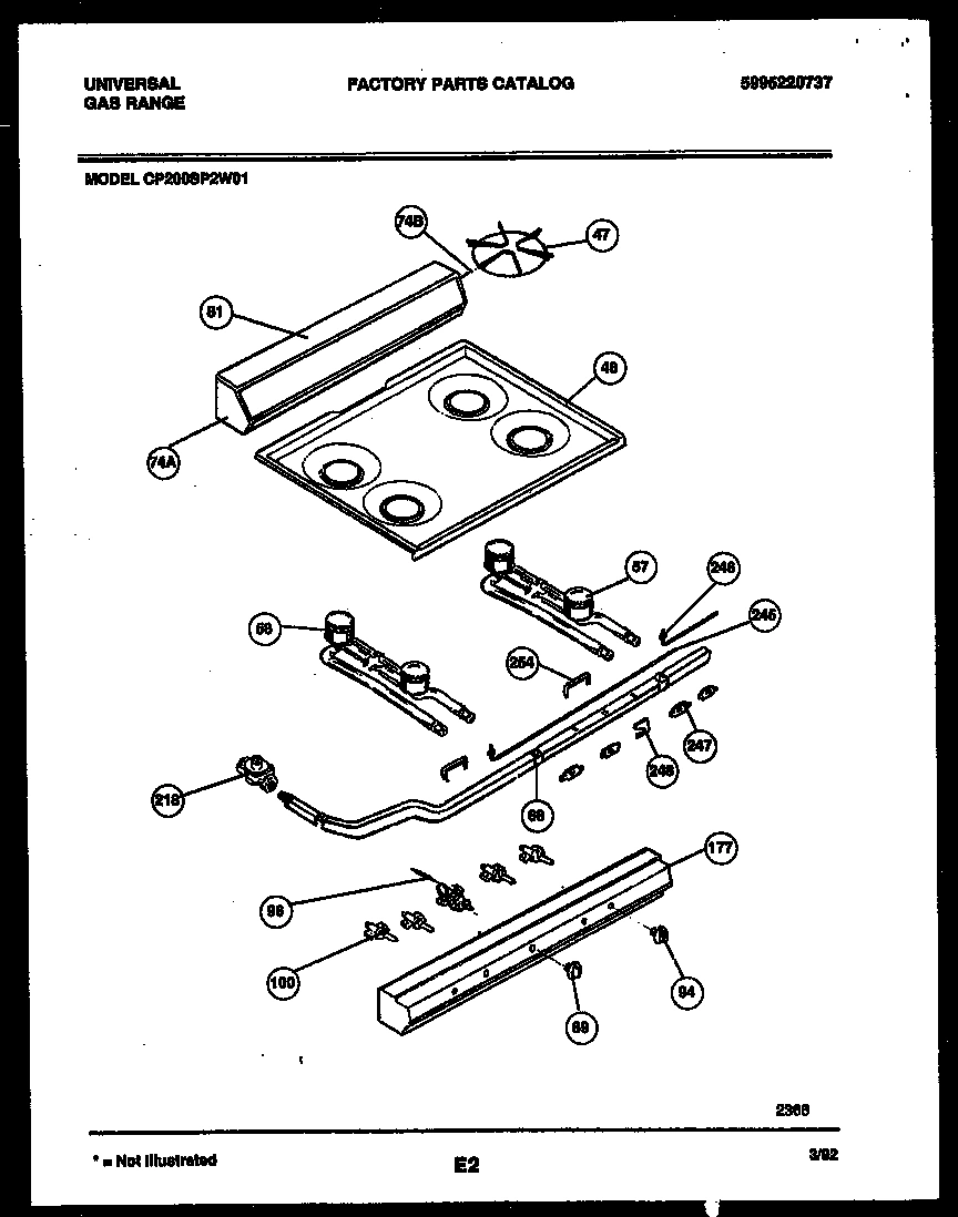 02 - COOKTOP AND BURNER PARTS