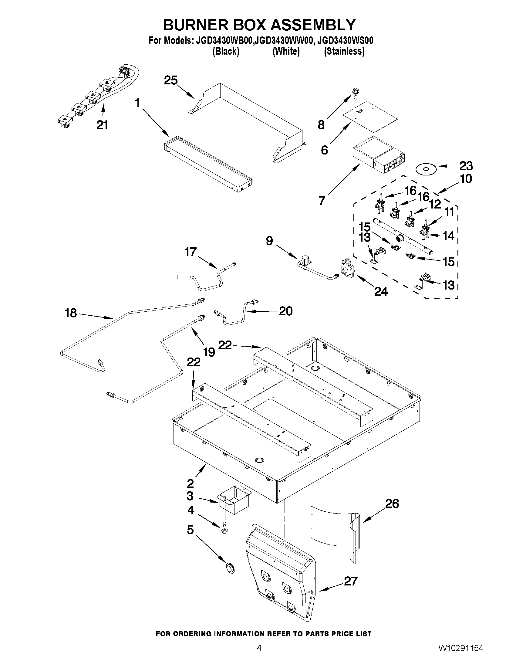 03 - BURNER BOX ASSEMBLY