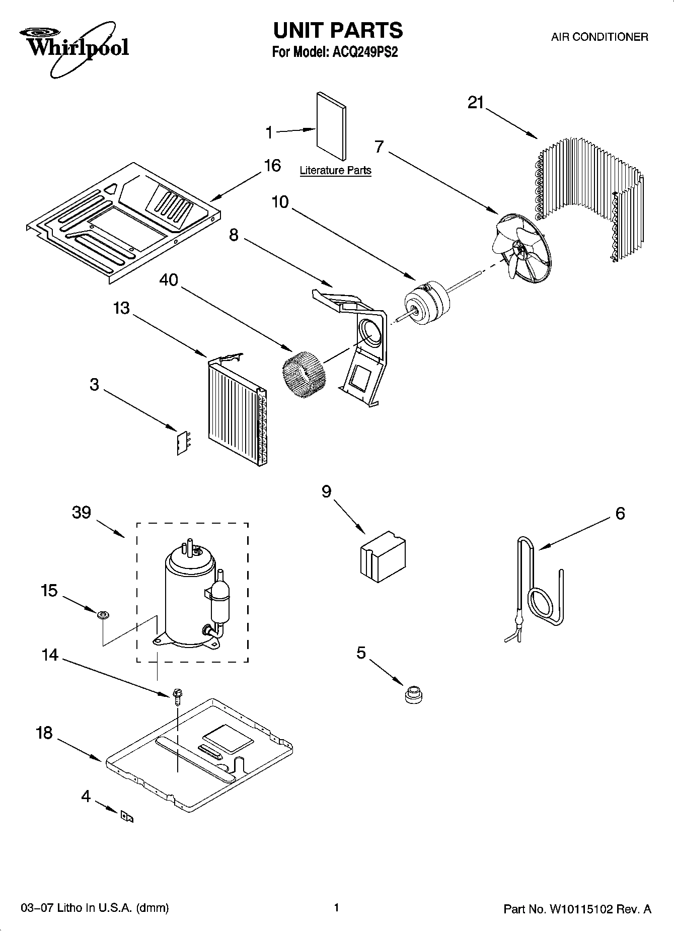 01 - UNIT PARTS