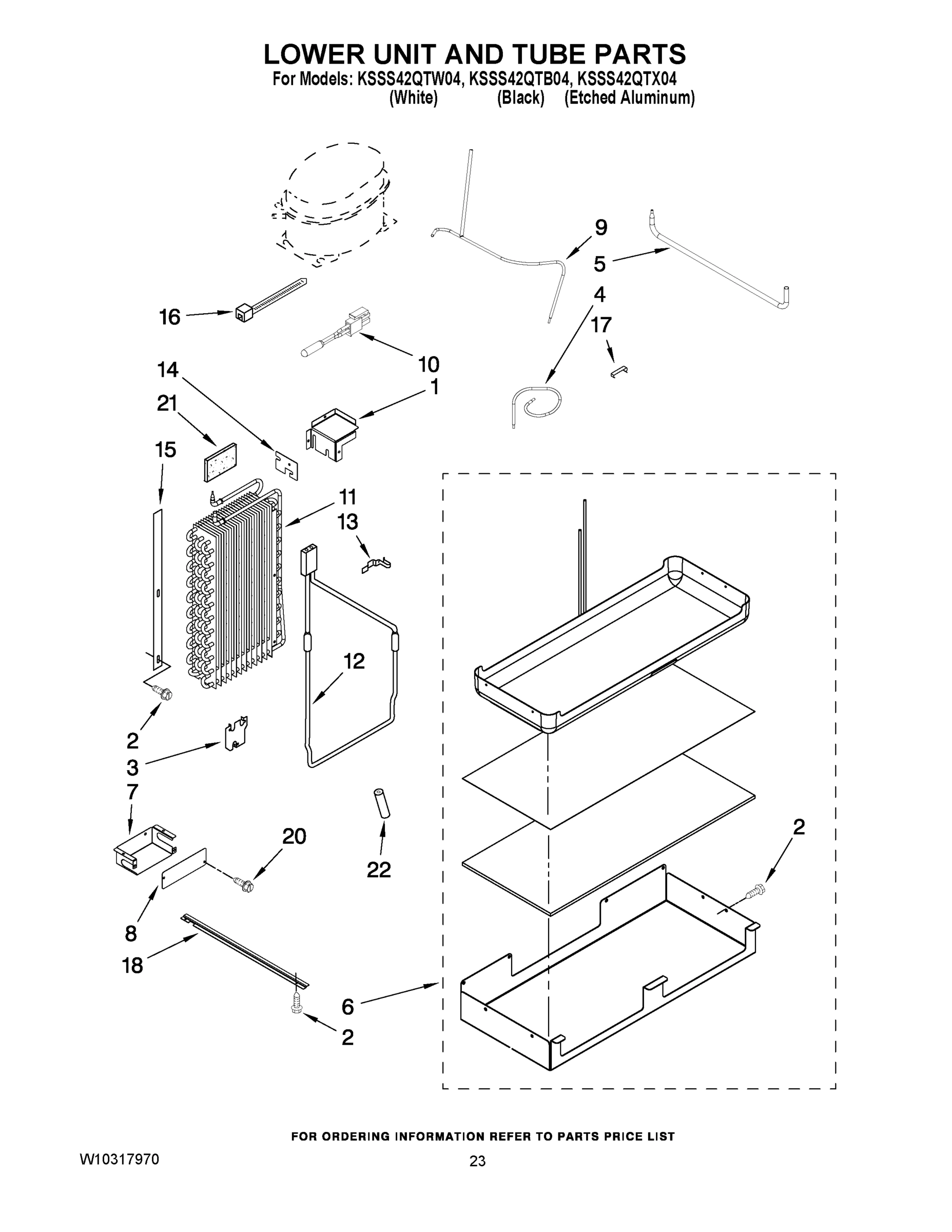 14 - LOWER UNIT AND TUBE PARTS
