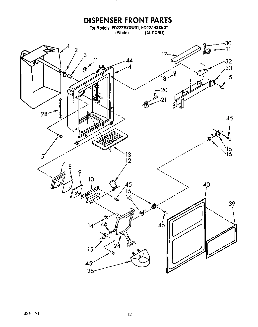 09 - DISPENSER FRONT