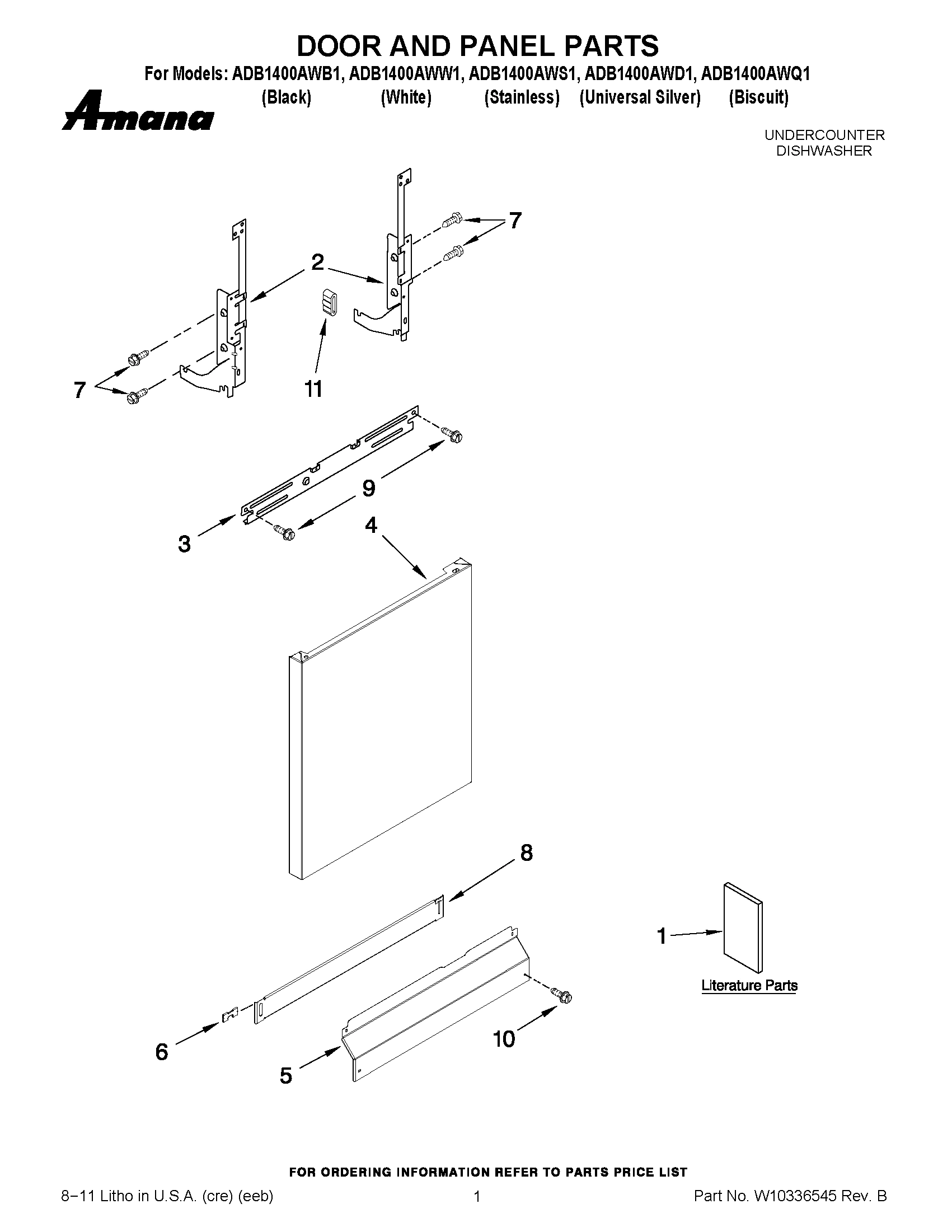 01 - DOOR AND PANEL PARTS