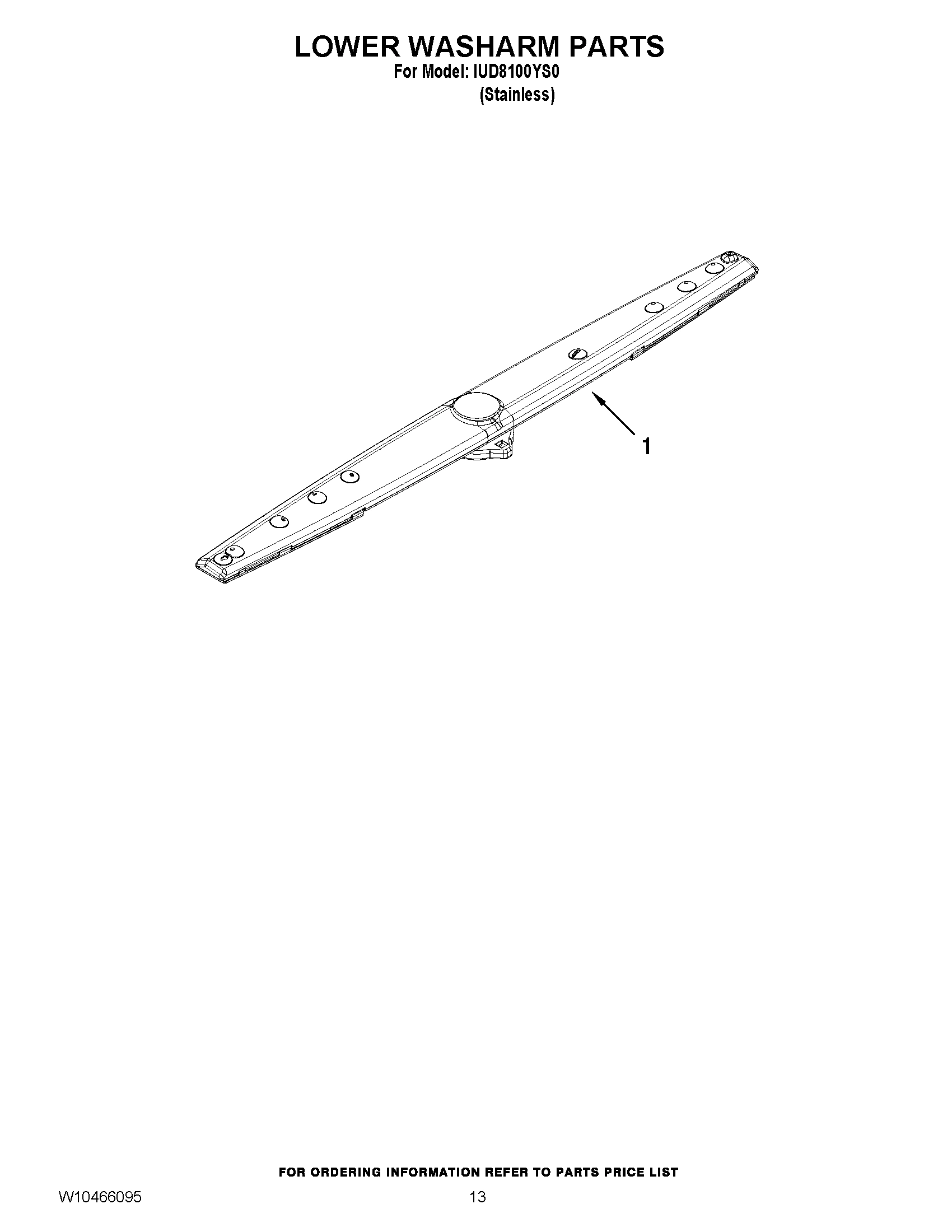 11 - LOWER WASHARM PARTS