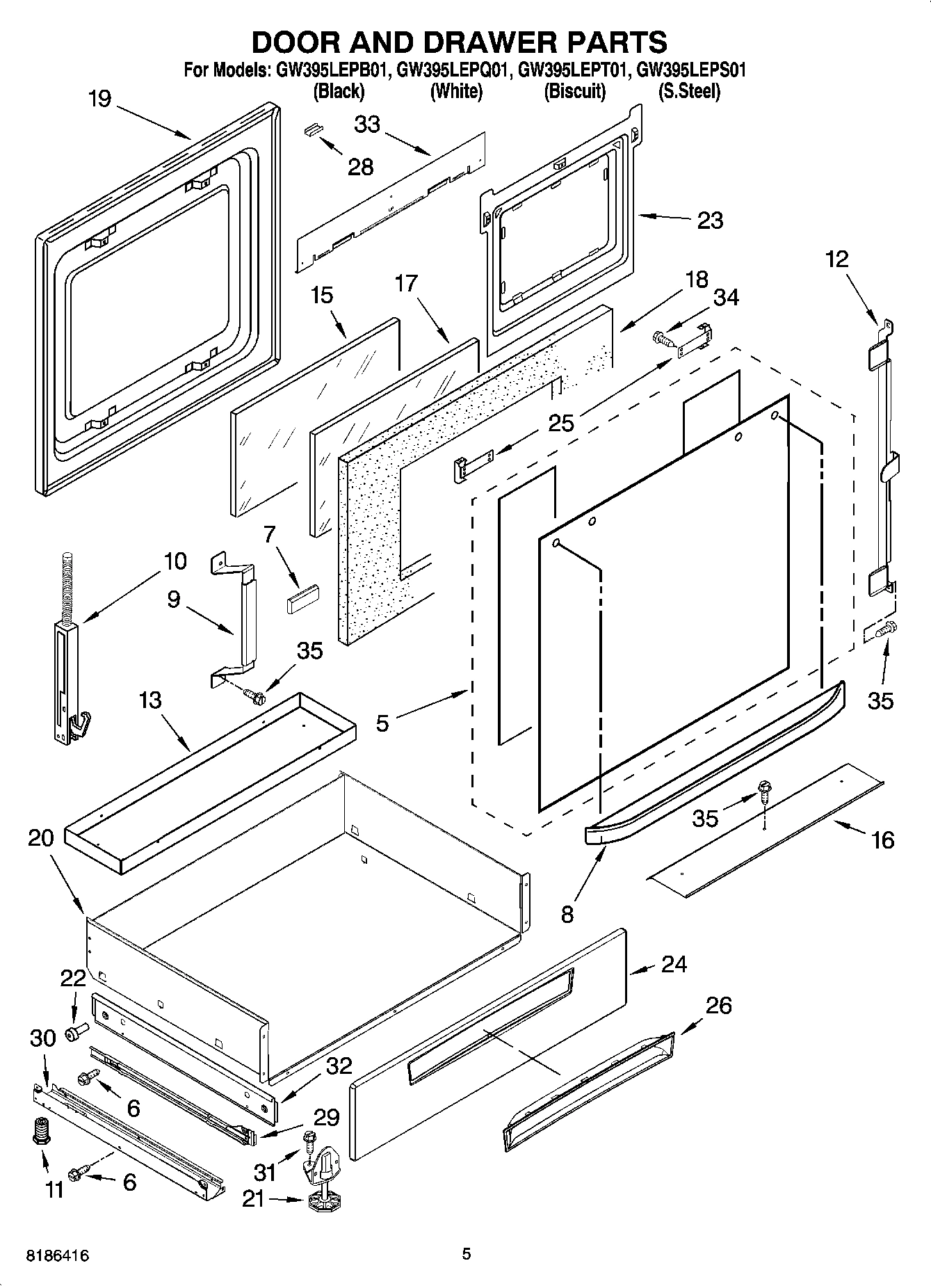 04 - DOOR AND DRAWER PARTS