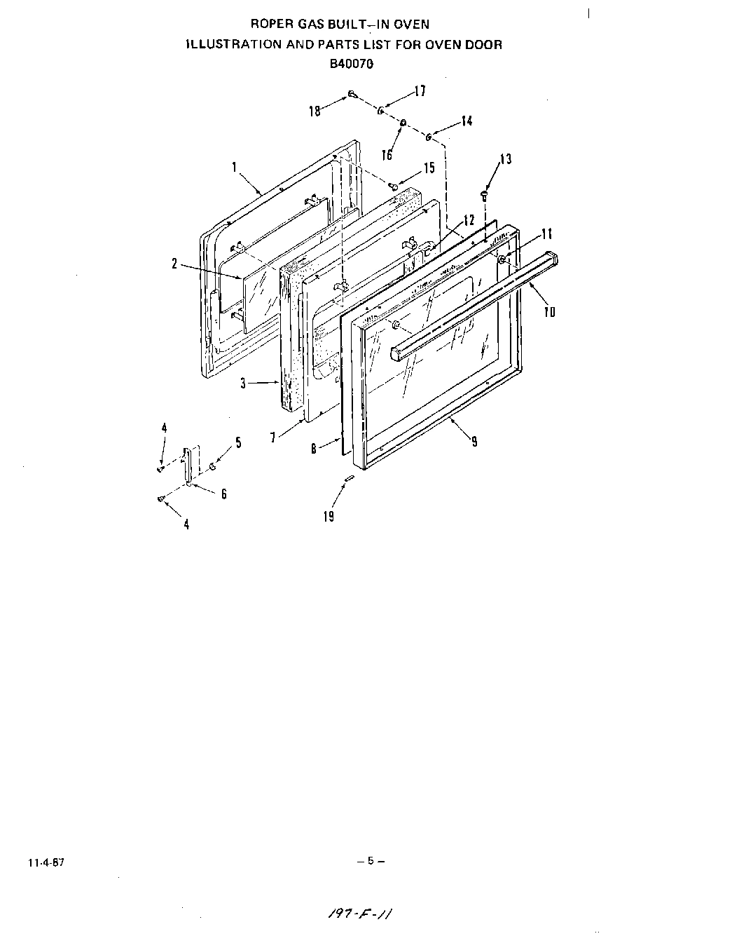 05 - OVEN DOOR