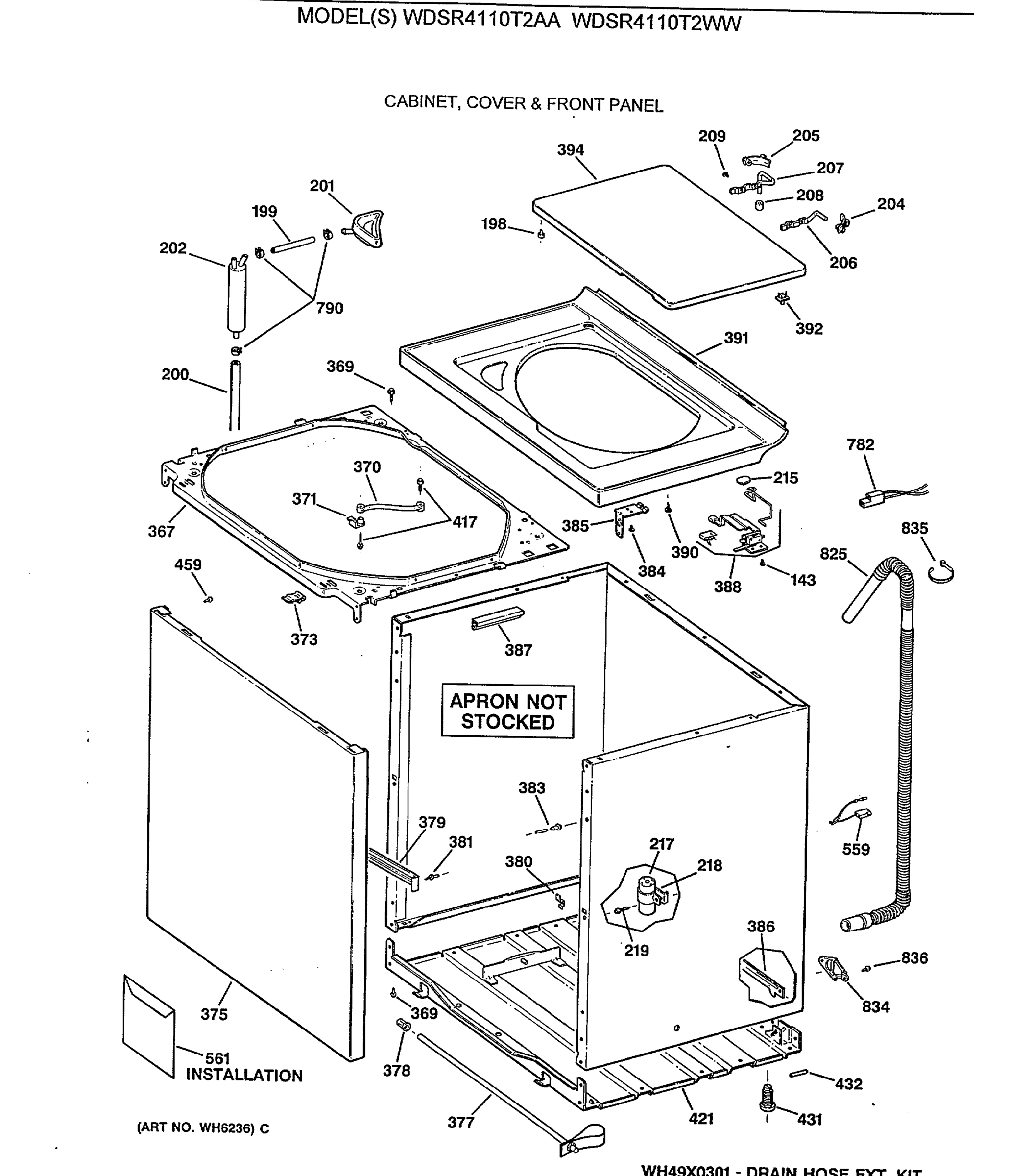 CABINET, COVER & FRONT PANEL