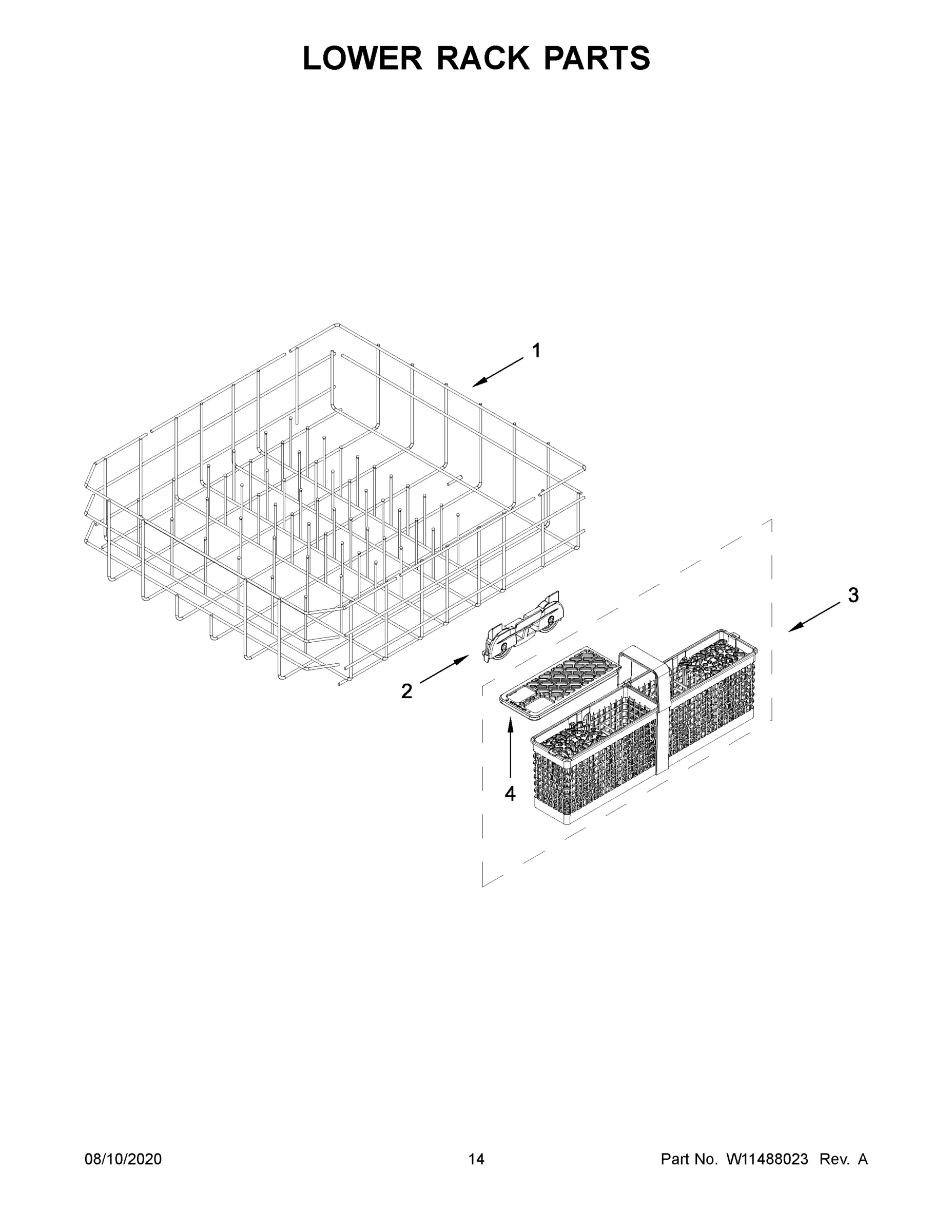 08 - LOWER RACK PARTS
