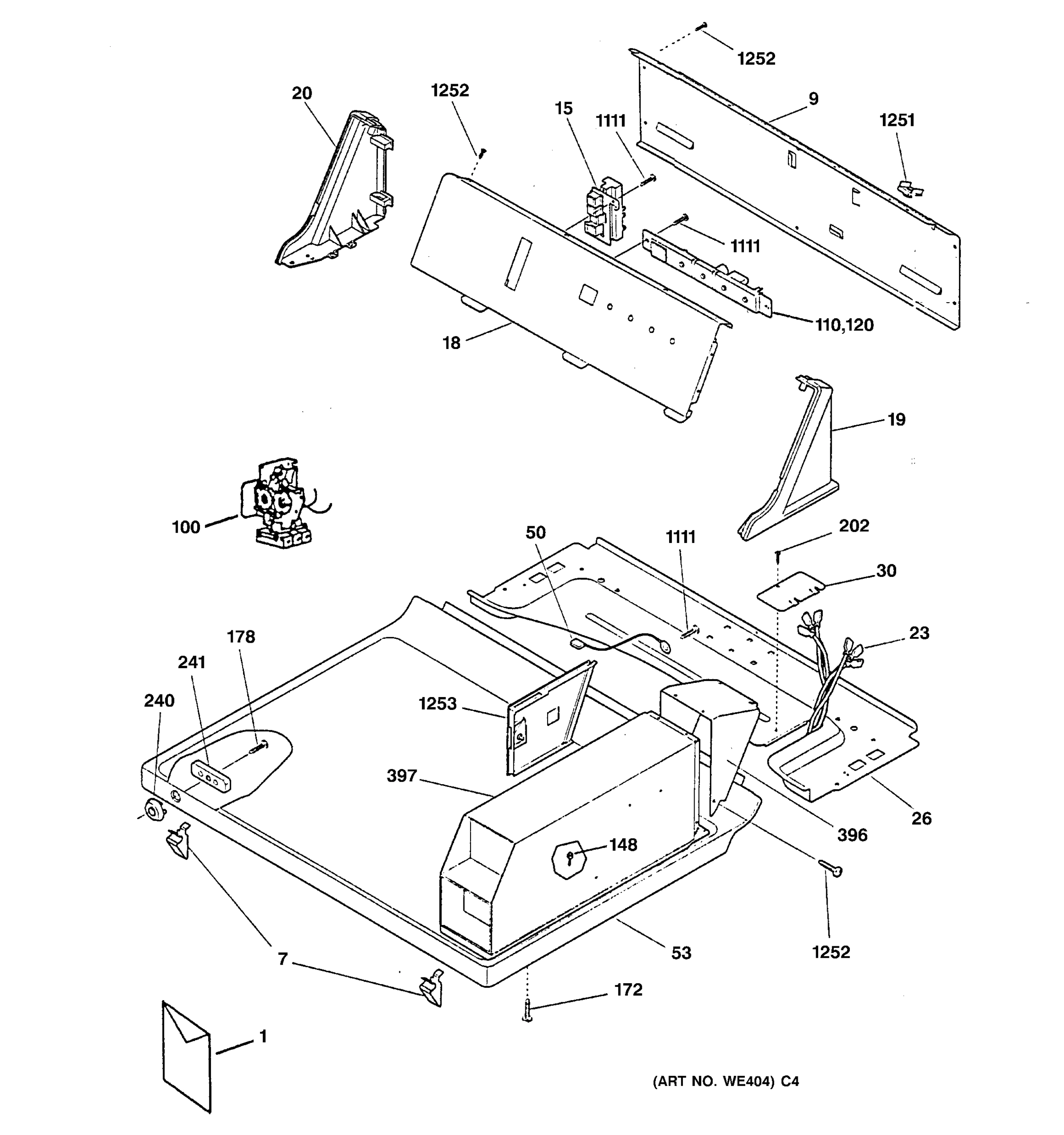 CONTROLS & TOP PANEL
