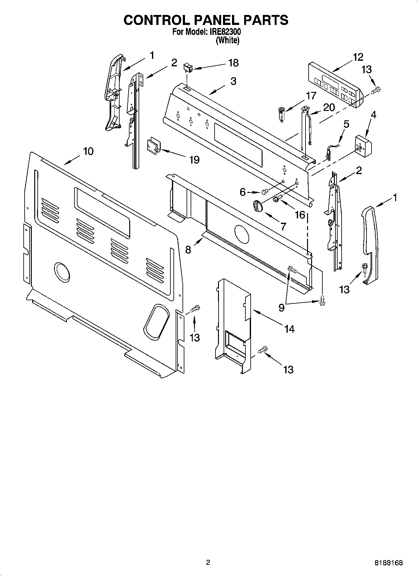 02 - CONTROL PANEL PARTS