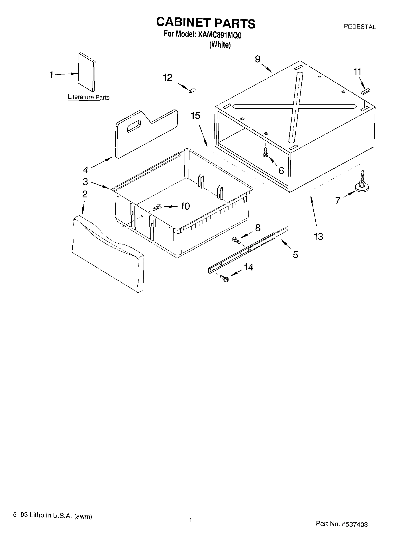 01 - CABINET PARTS