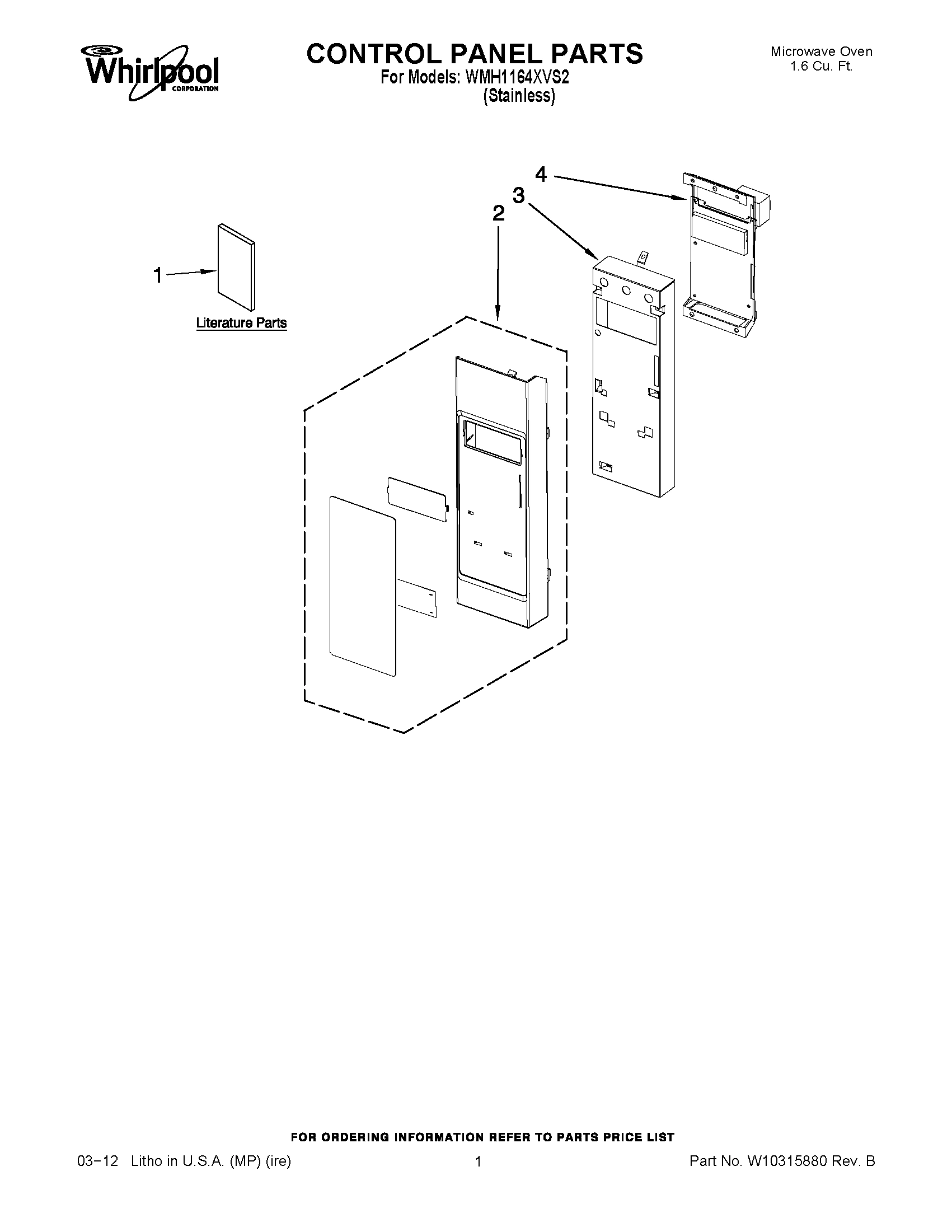01 - CONTROL PANEL PARTS