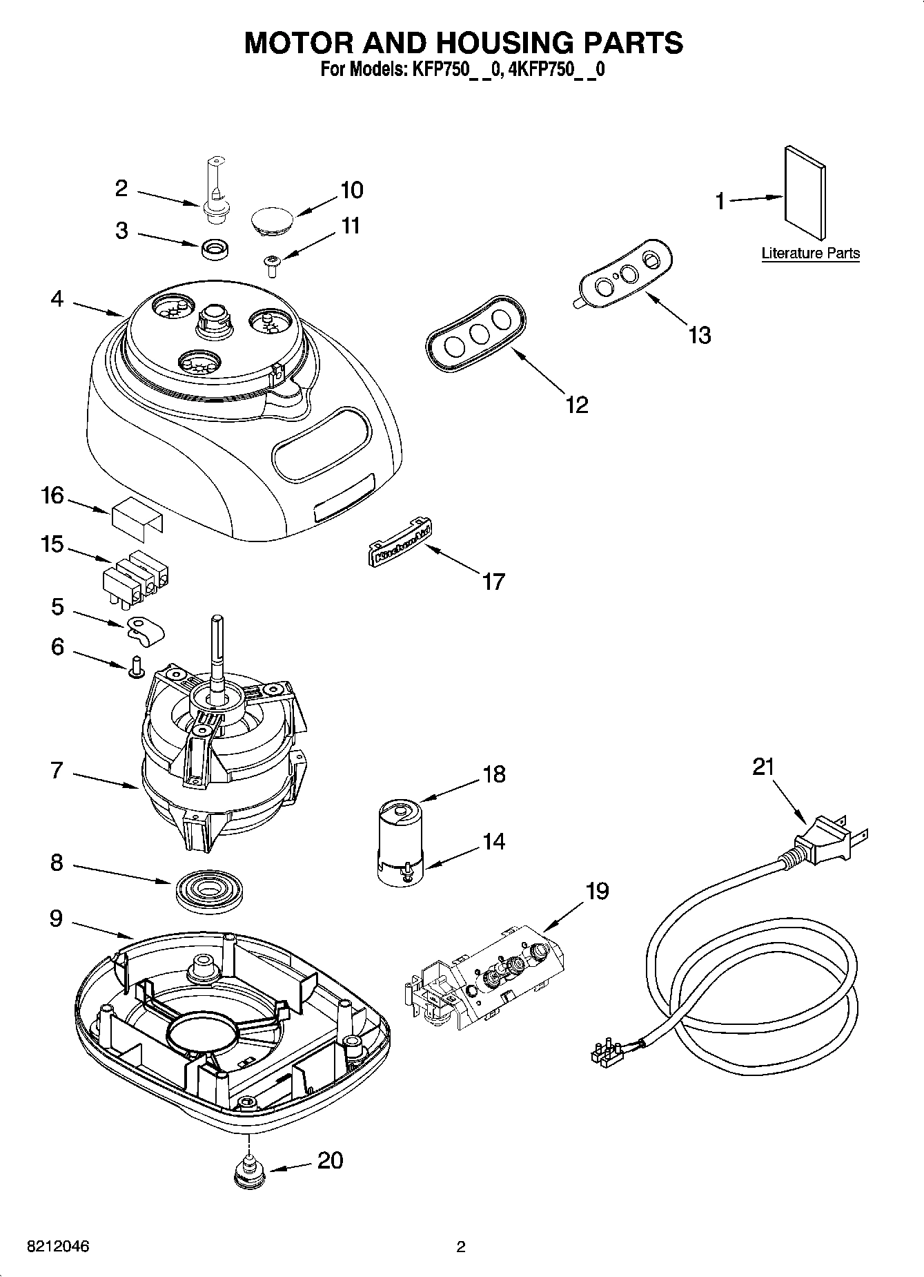 01 - MOTOR AND HOUSING PARTS