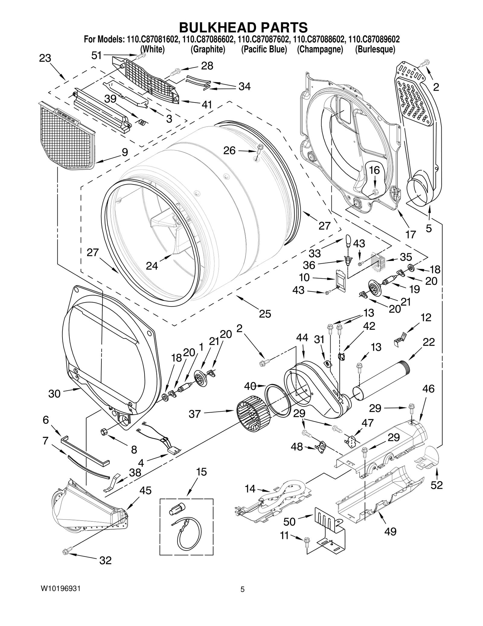 BULKHEAD PARTS