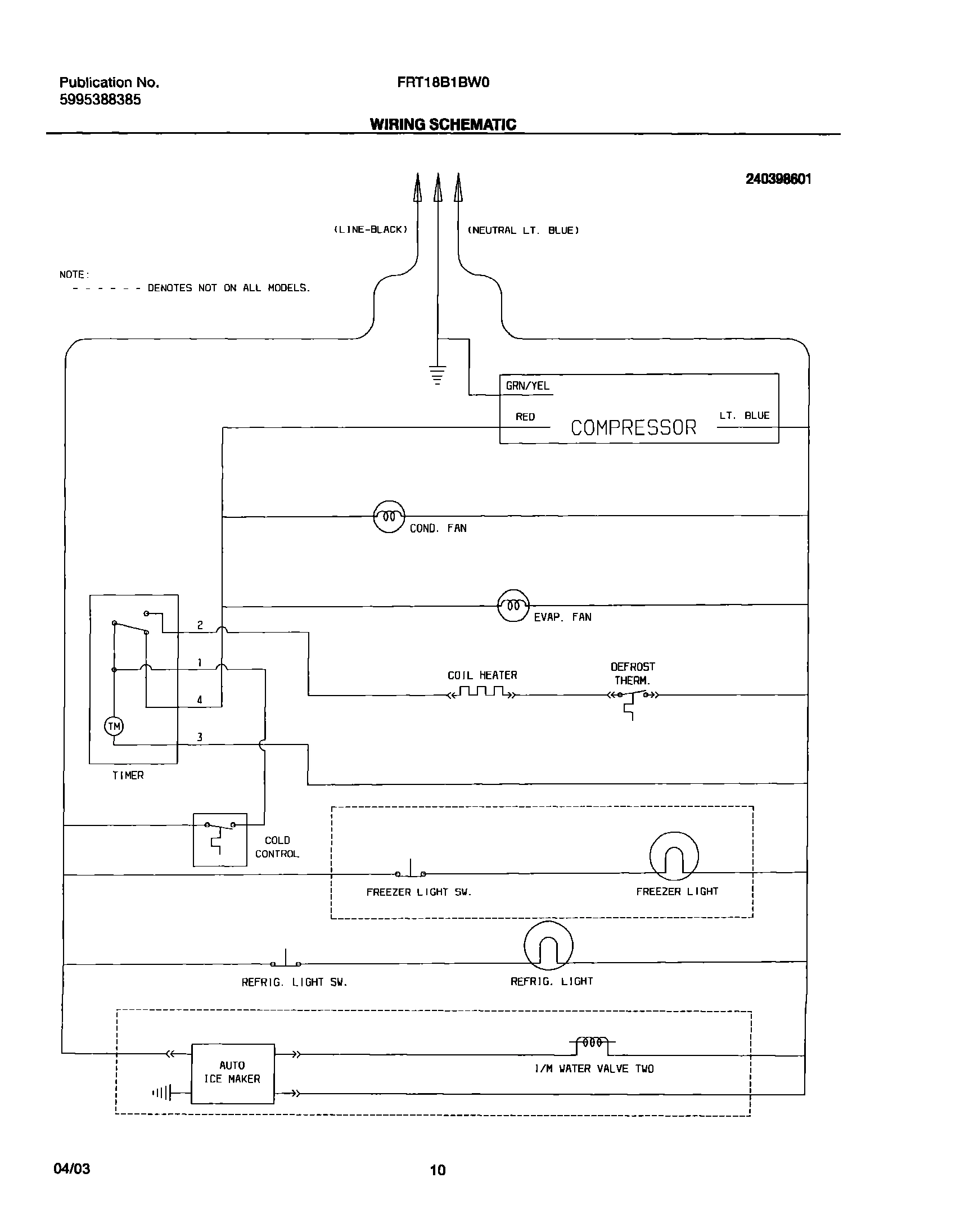 10 - WIRING SCHEMATIC