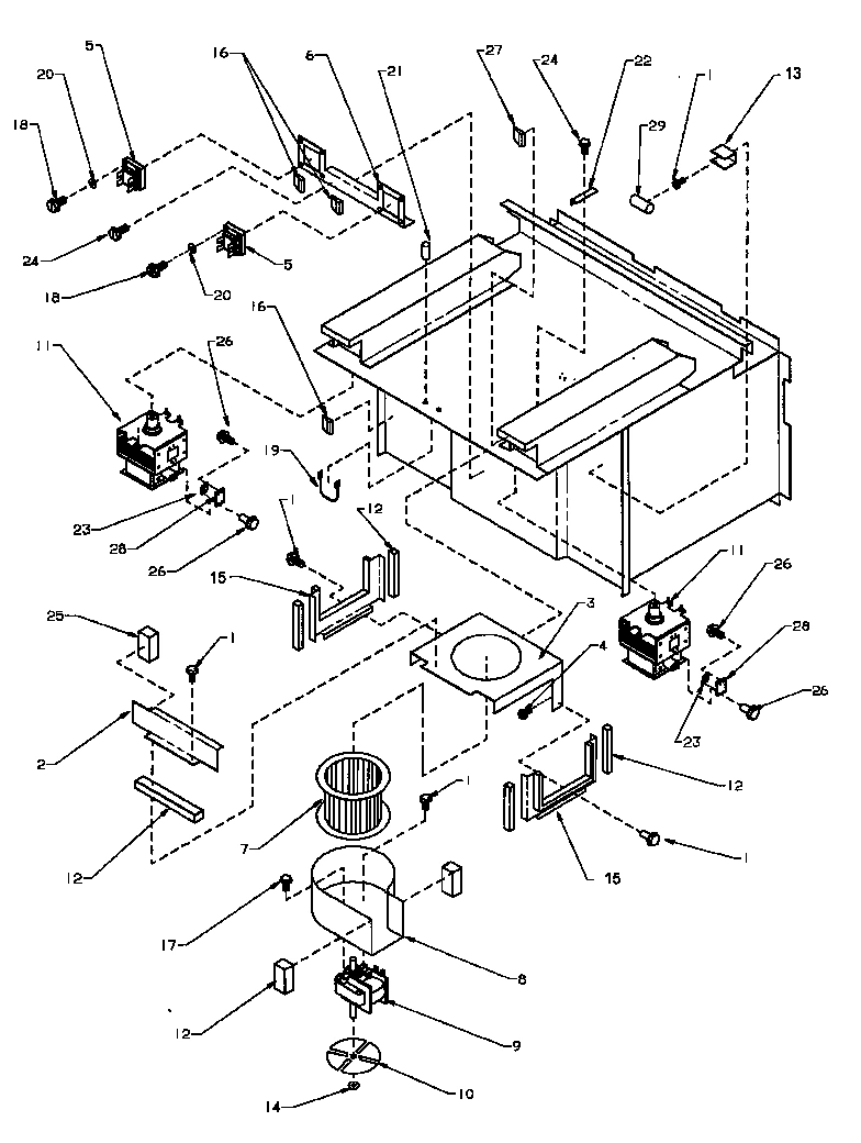 01 - CAVITY & CHASSIS ASSY & ELEC COMPONENTS