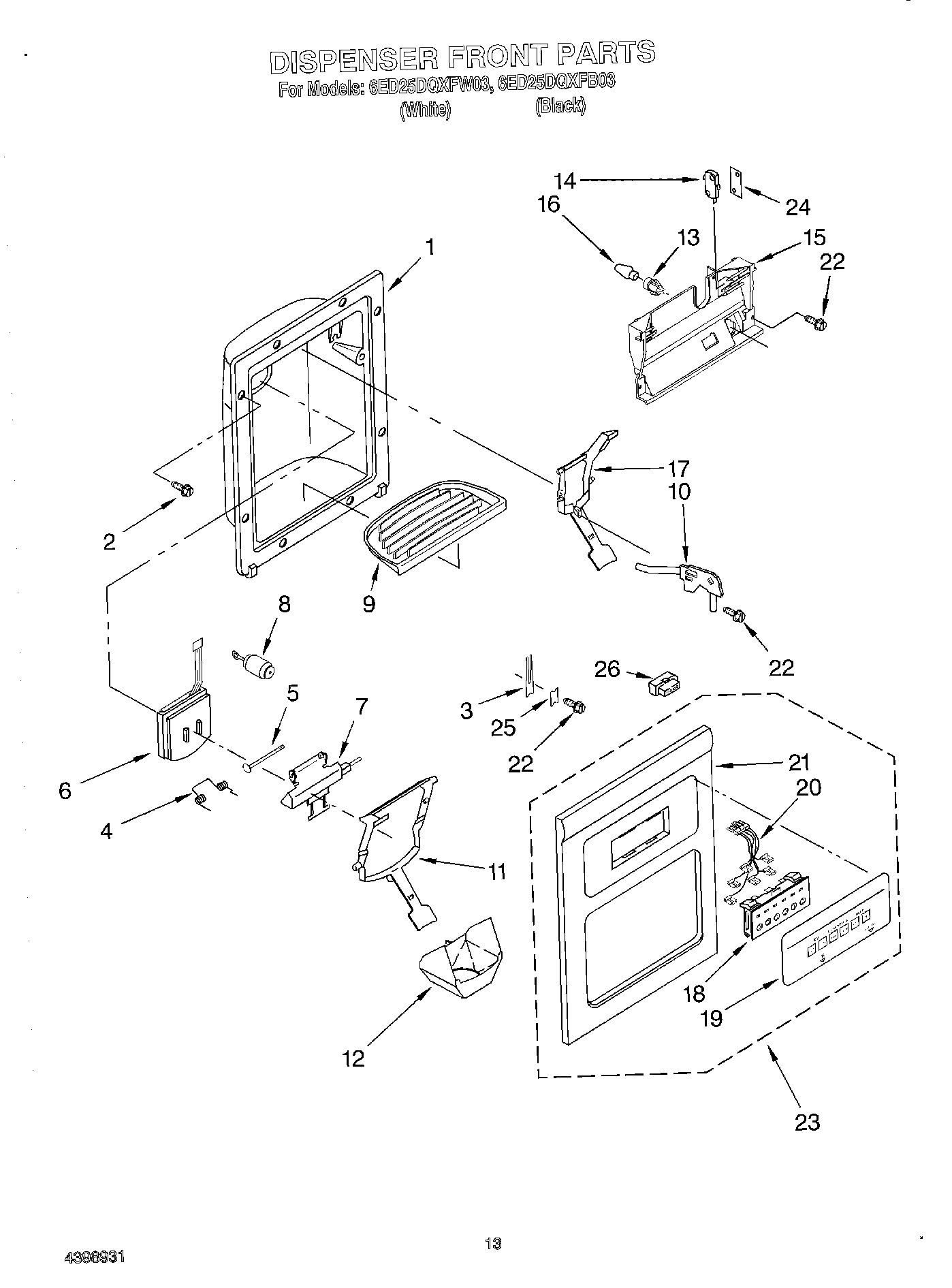 08 - DISPENSER FRONT