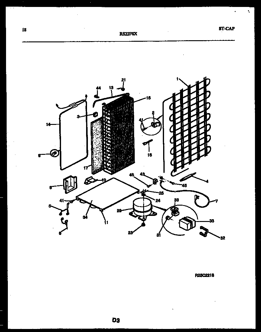 10 - SYSTEM AND AUTOMATIC DEFROST PARTS