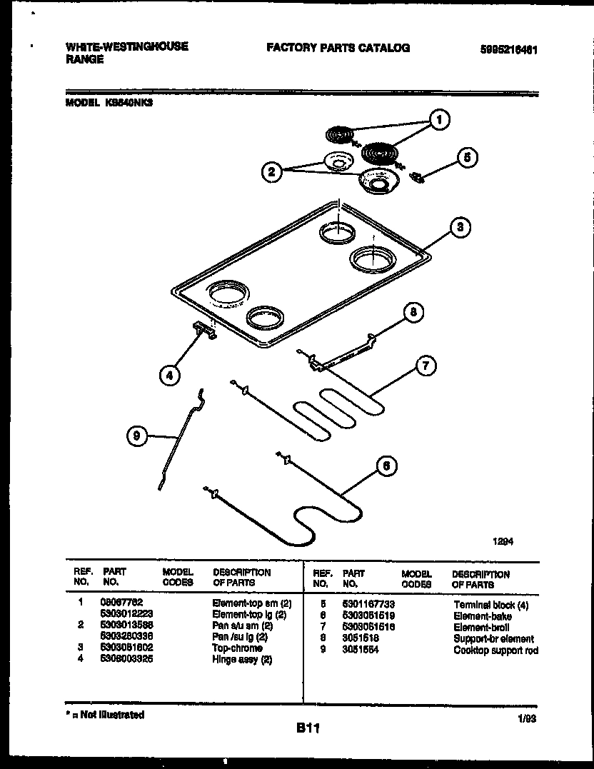 03 - COOKTOP AND BROILER PARTS