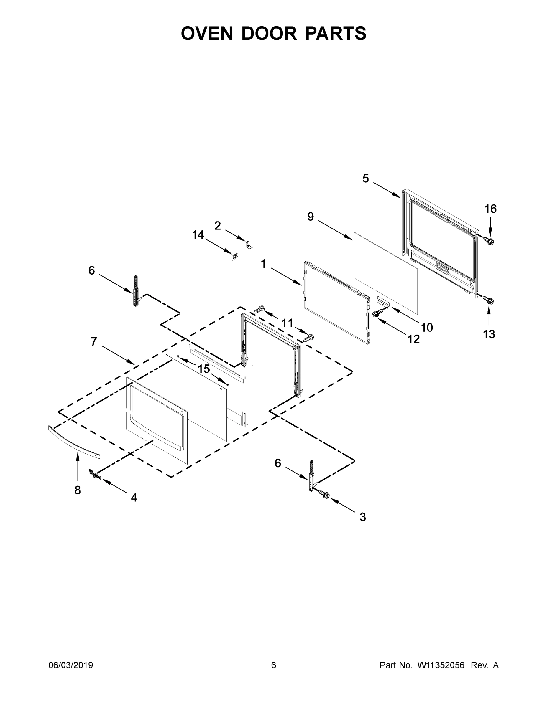 04 - OVEN DOOR PARTS