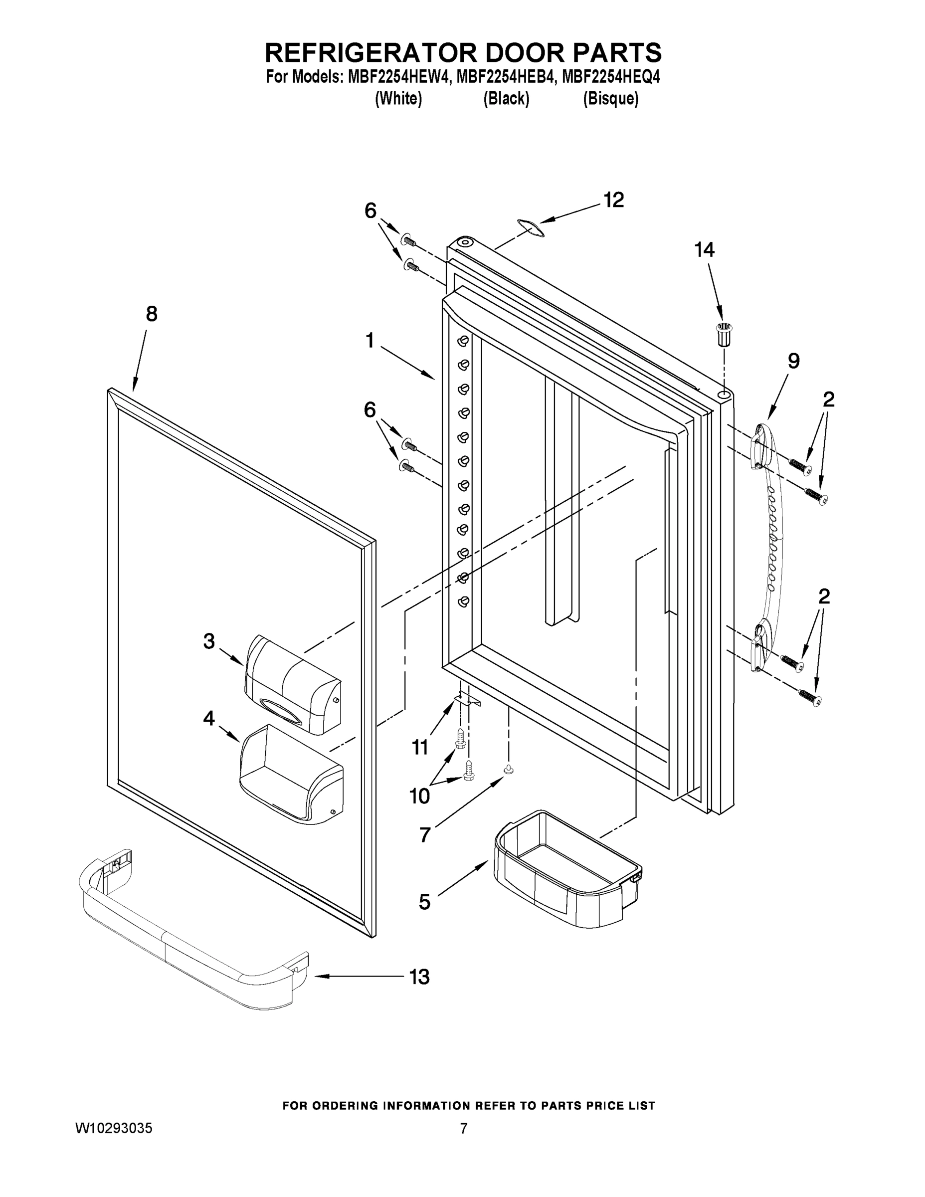 05 - REFRIGERATOR DOOR PARTS