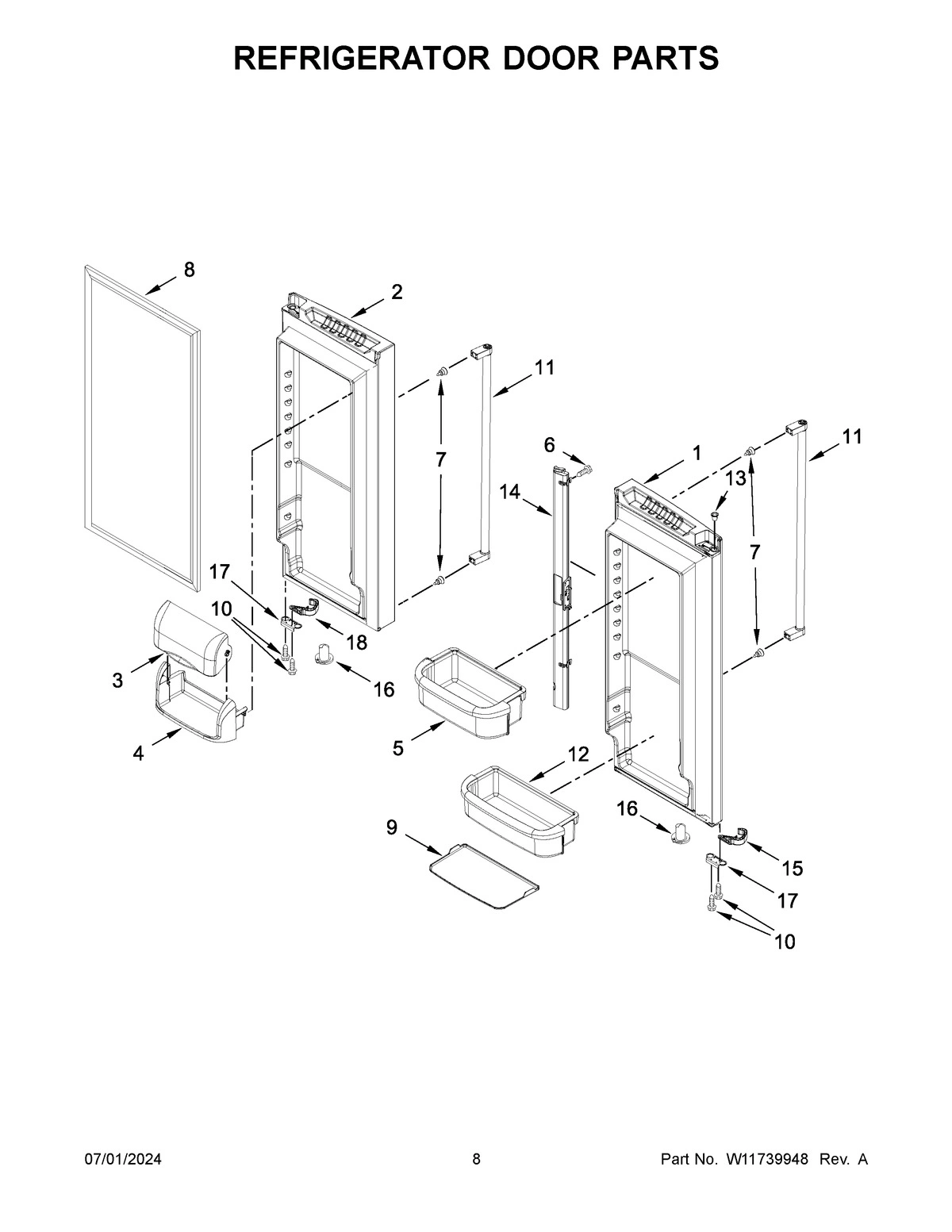 05 - REFRIGERATOR DOOR PARTS