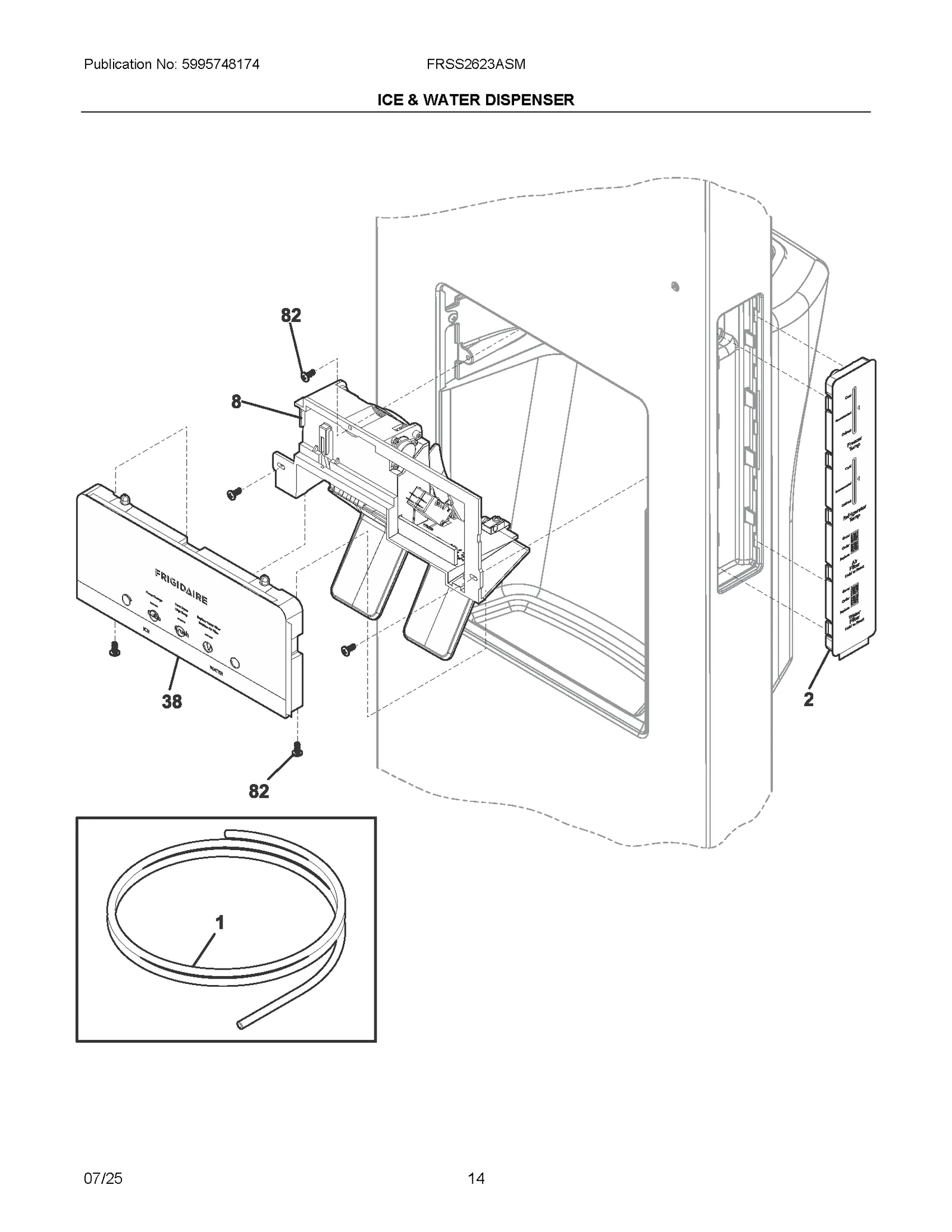 ICE & WATER DISPENSER