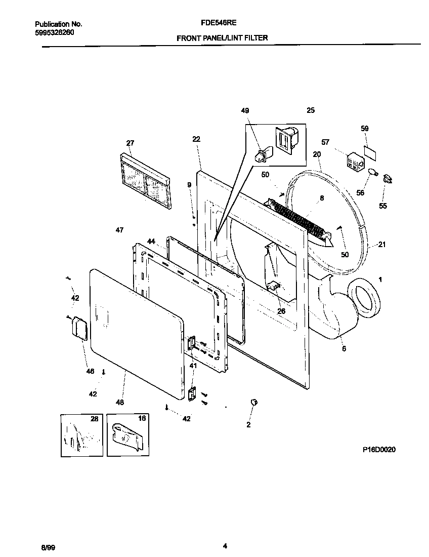 03 - P16D0020 FRNT PNL,DOOR