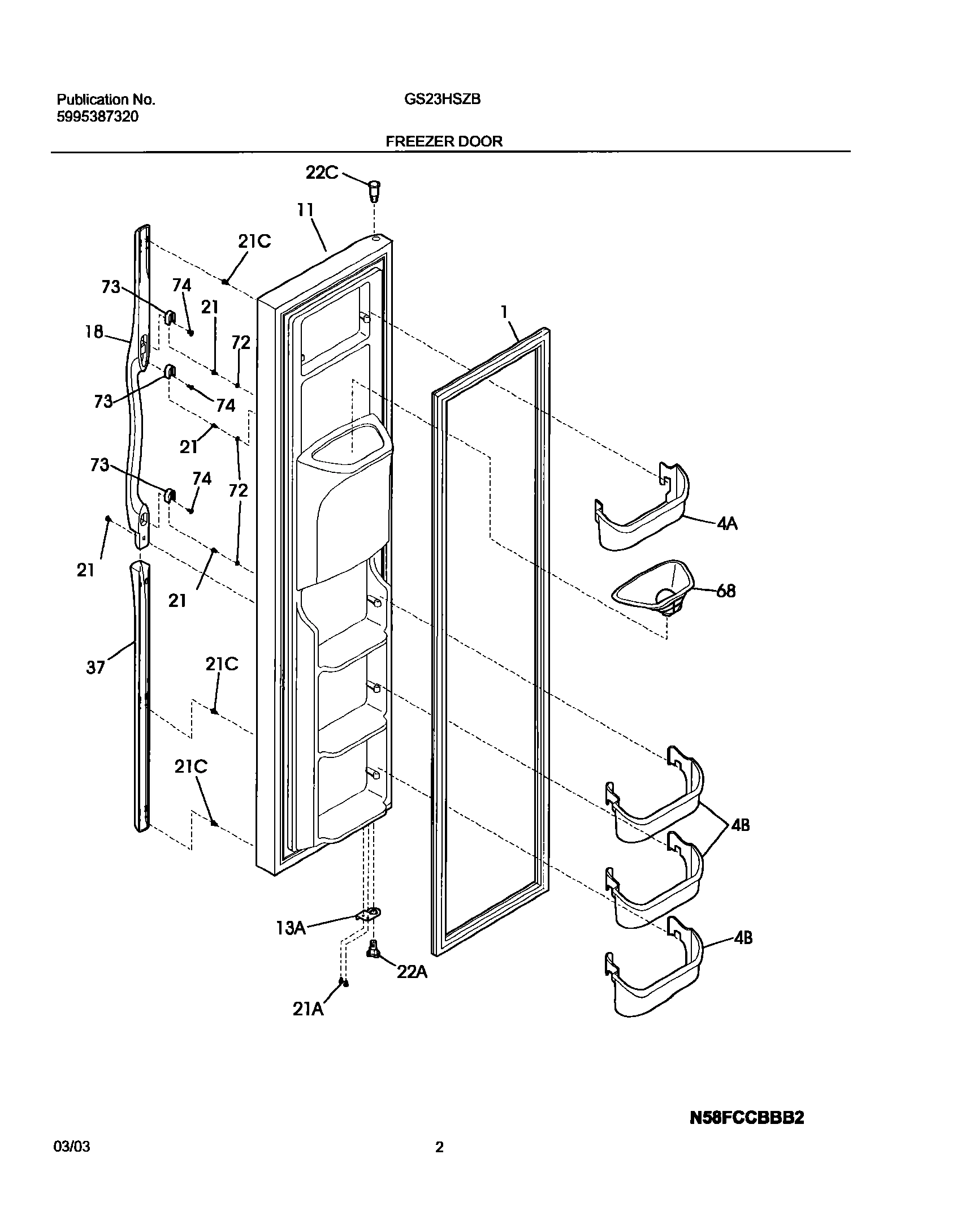03 - FREEZER DOOR