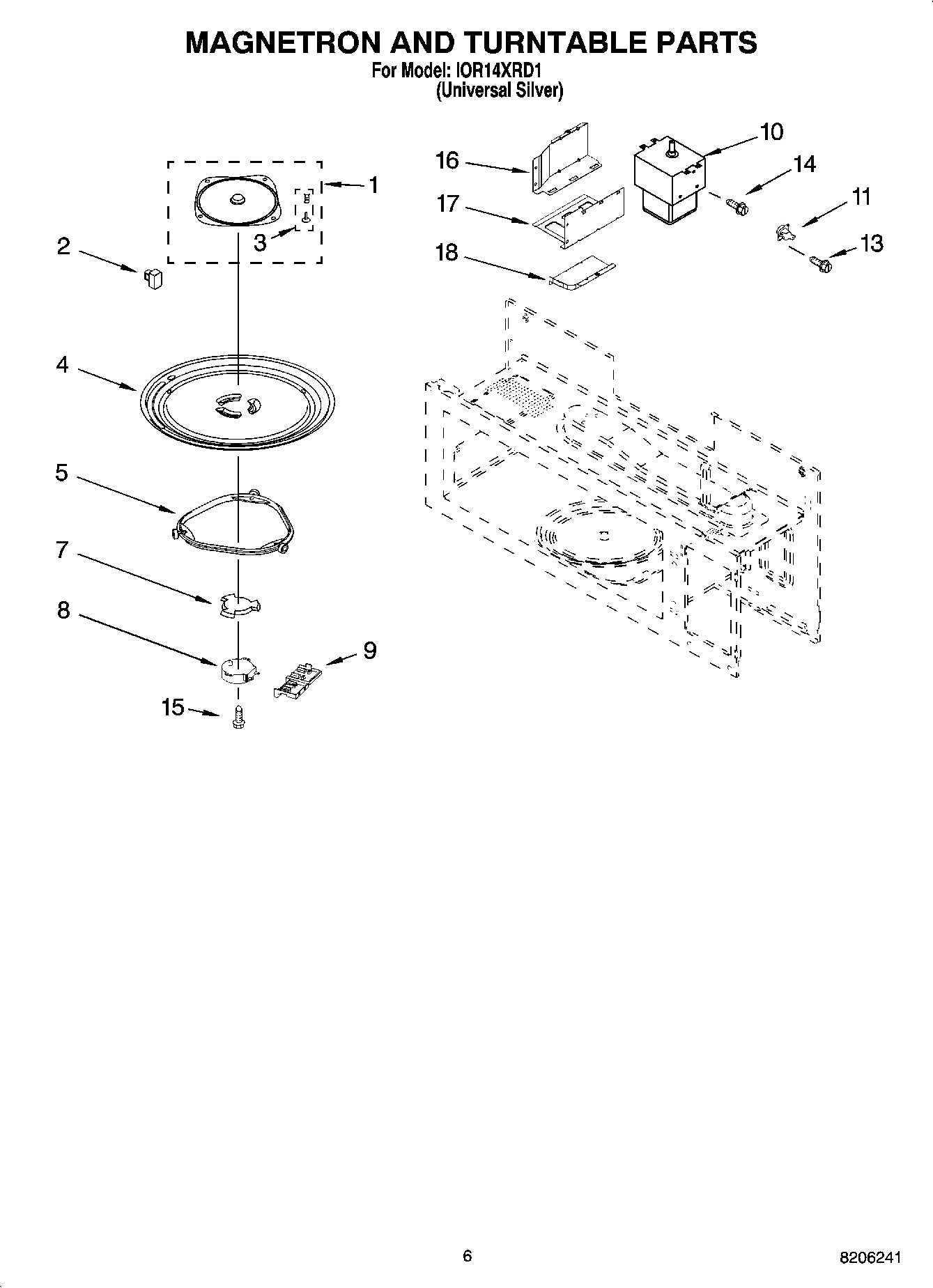 05 - MAGNETRON AND TURNTABLE PARTS